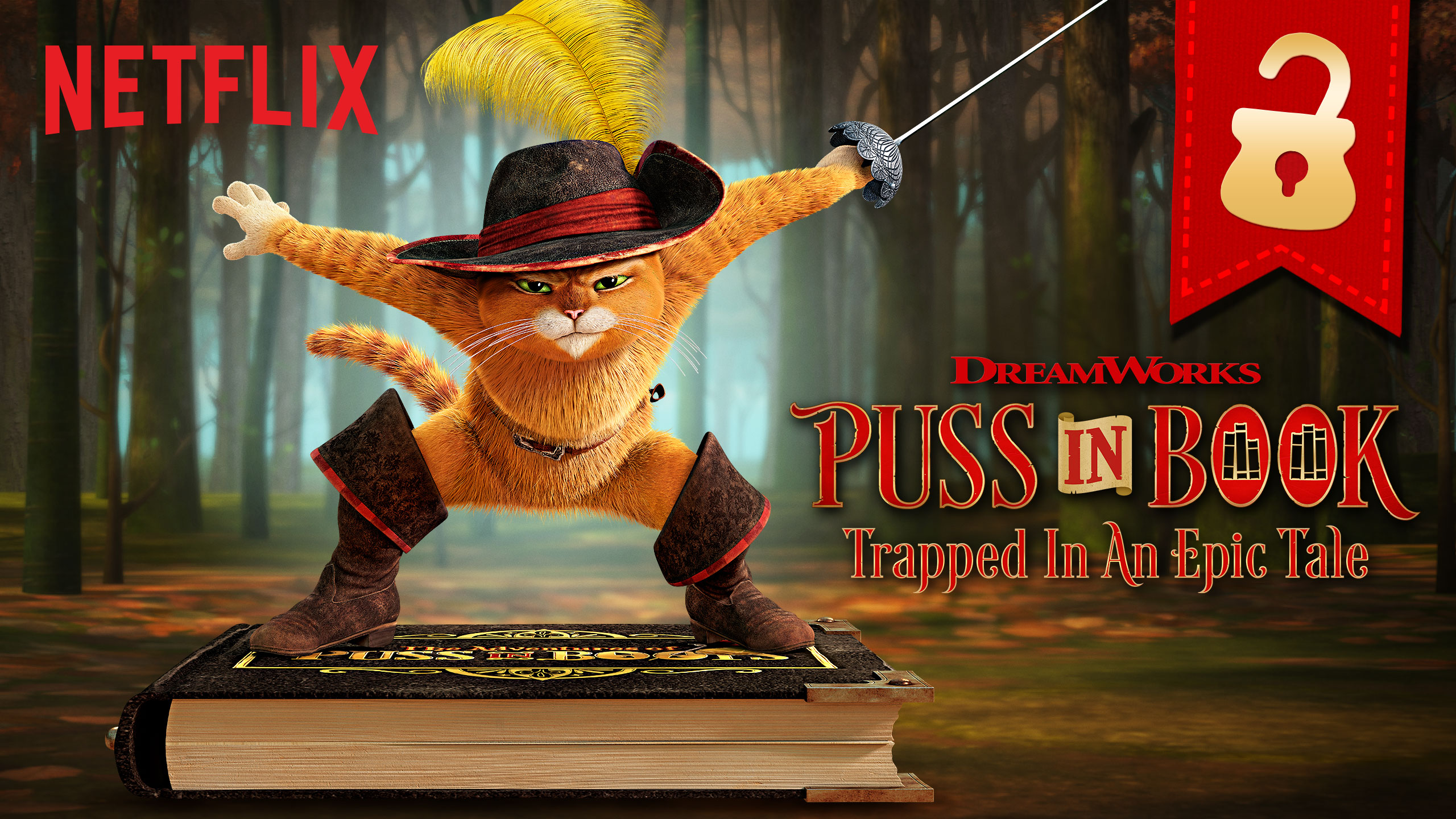Puss In Book: Trapped In An Epic Tale, is a standalone episode of current Netflix show The Adventures Of Puss In Boots (Netflix).