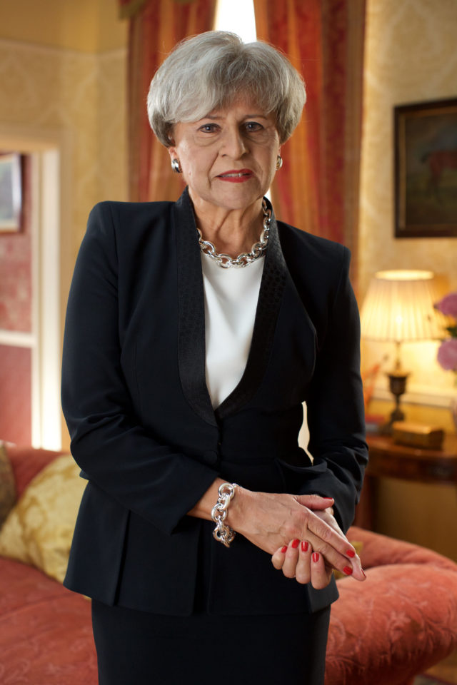 Tracey Ullman as Theresa May (Pete Dadds/BBC)