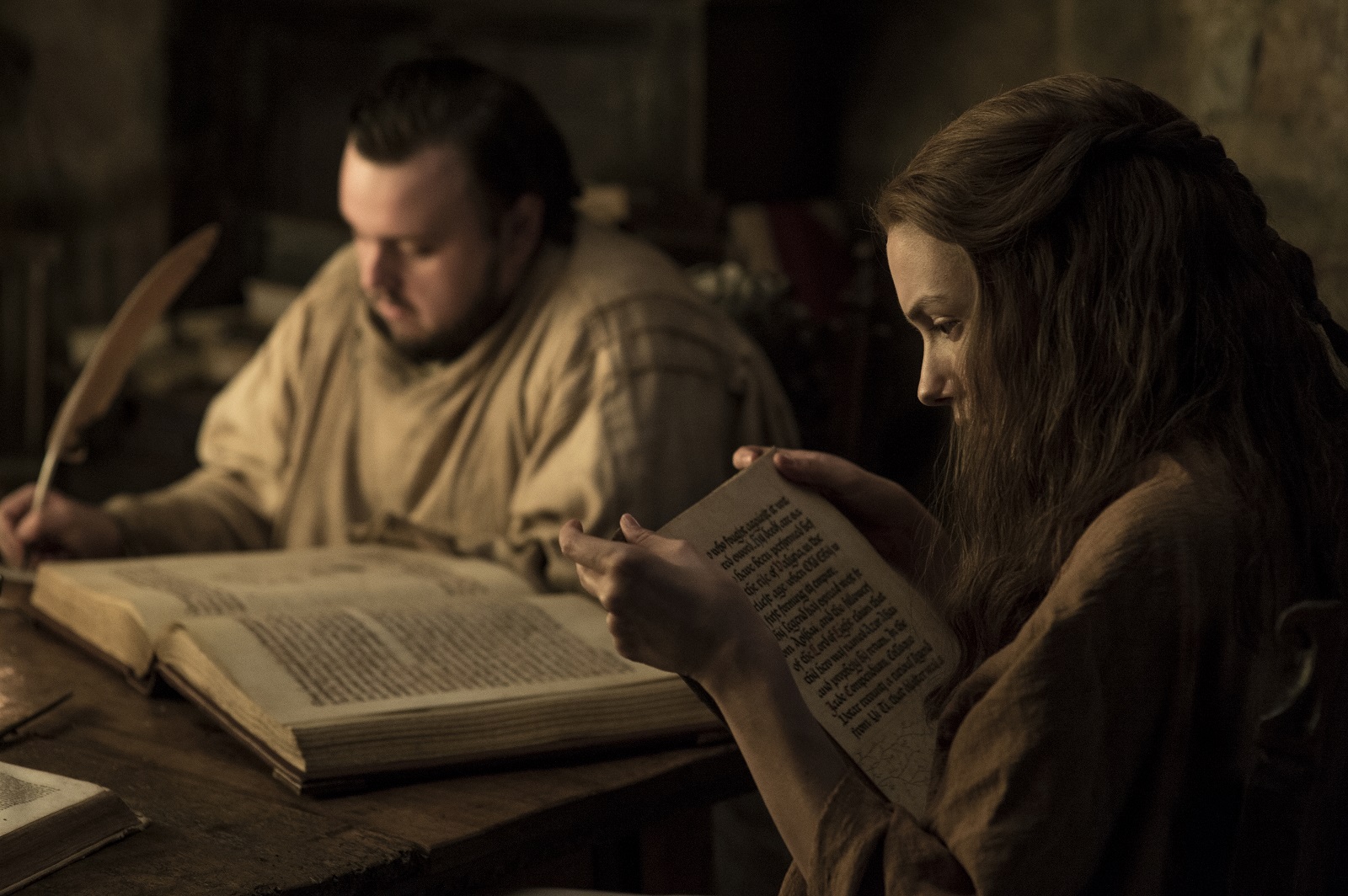 John and Hanah as Sam and Gilly