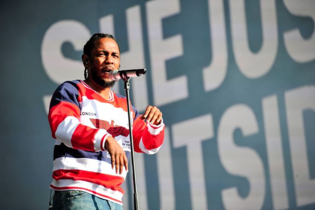 Kendrick Lamar performing at the British Summer Time festival at Hyde Park in London.