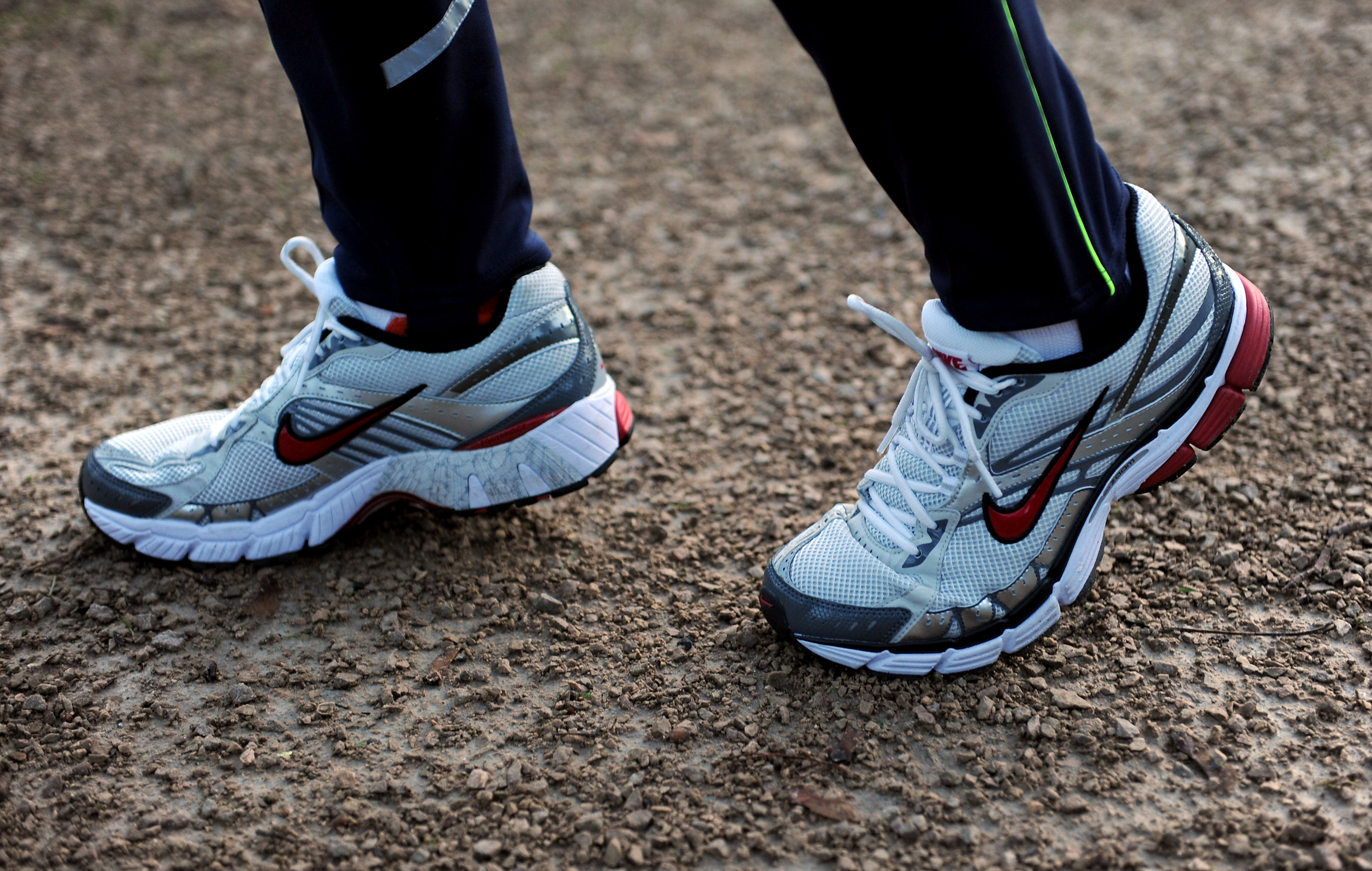 A pair of running shoes