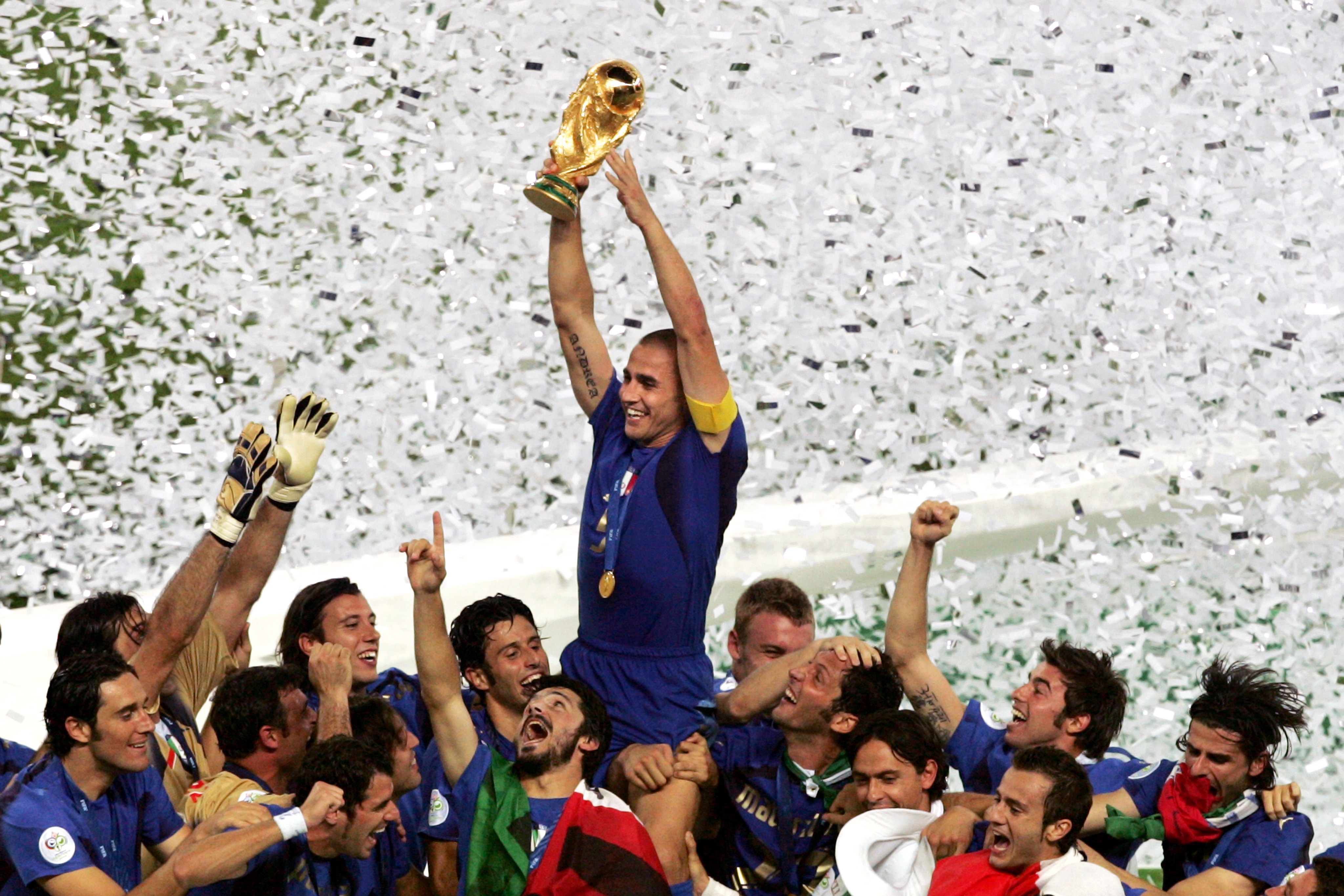 Italy lift the 2006 World Cup