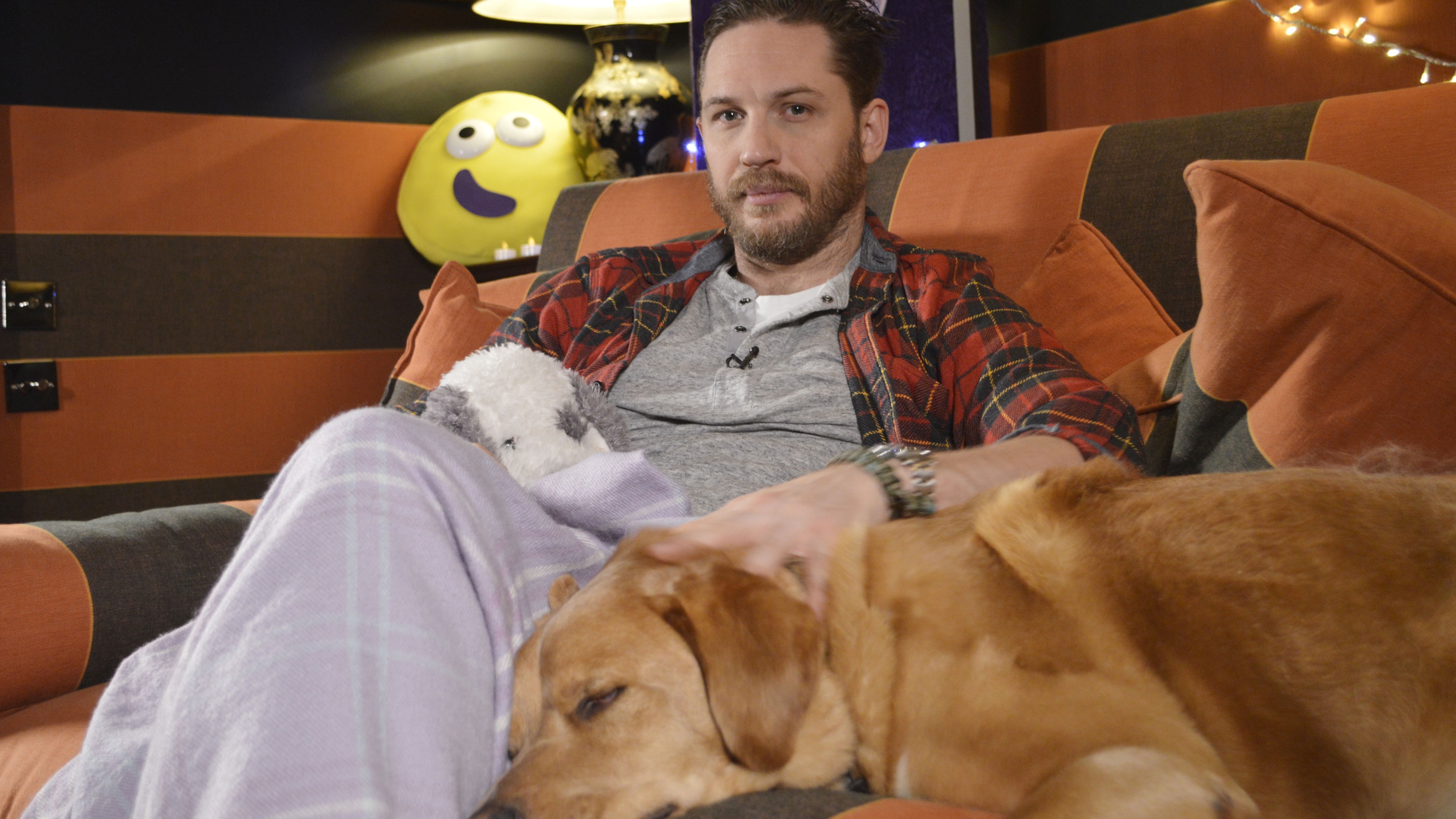 Tom Hardy with Woody