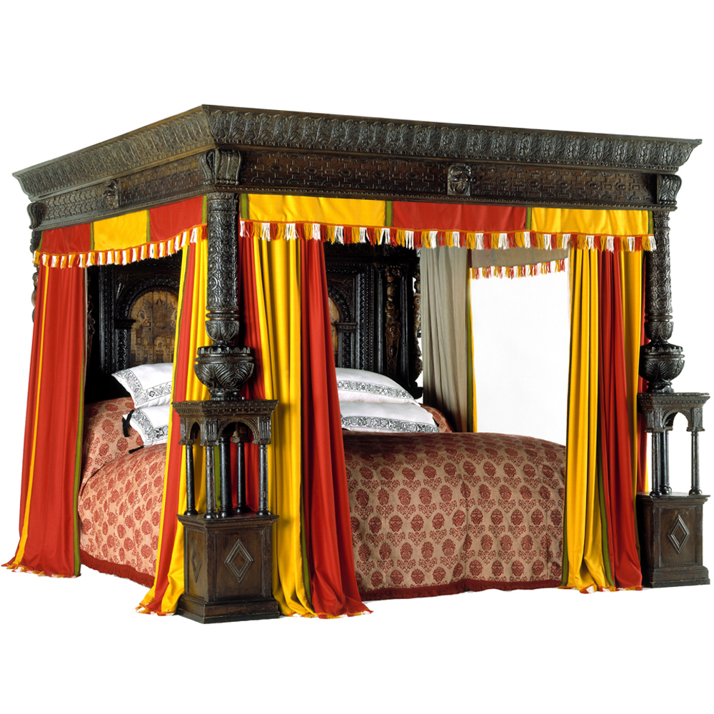 The Great Bed of Ware, circa 1590 (Victoria and Albert Museum, London/PA)