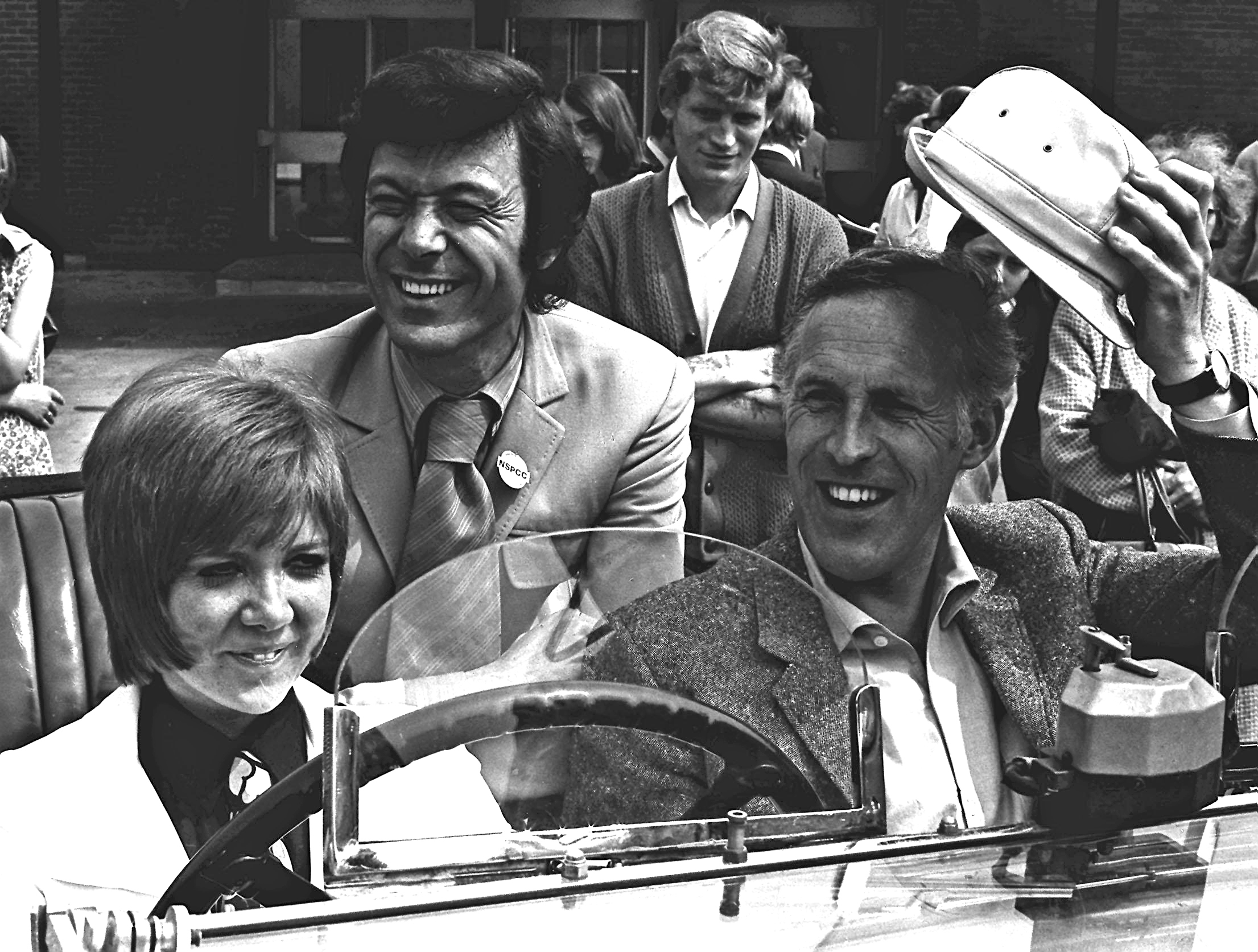 With Cilla Black and Lionel Blair  in 1969 (PA)