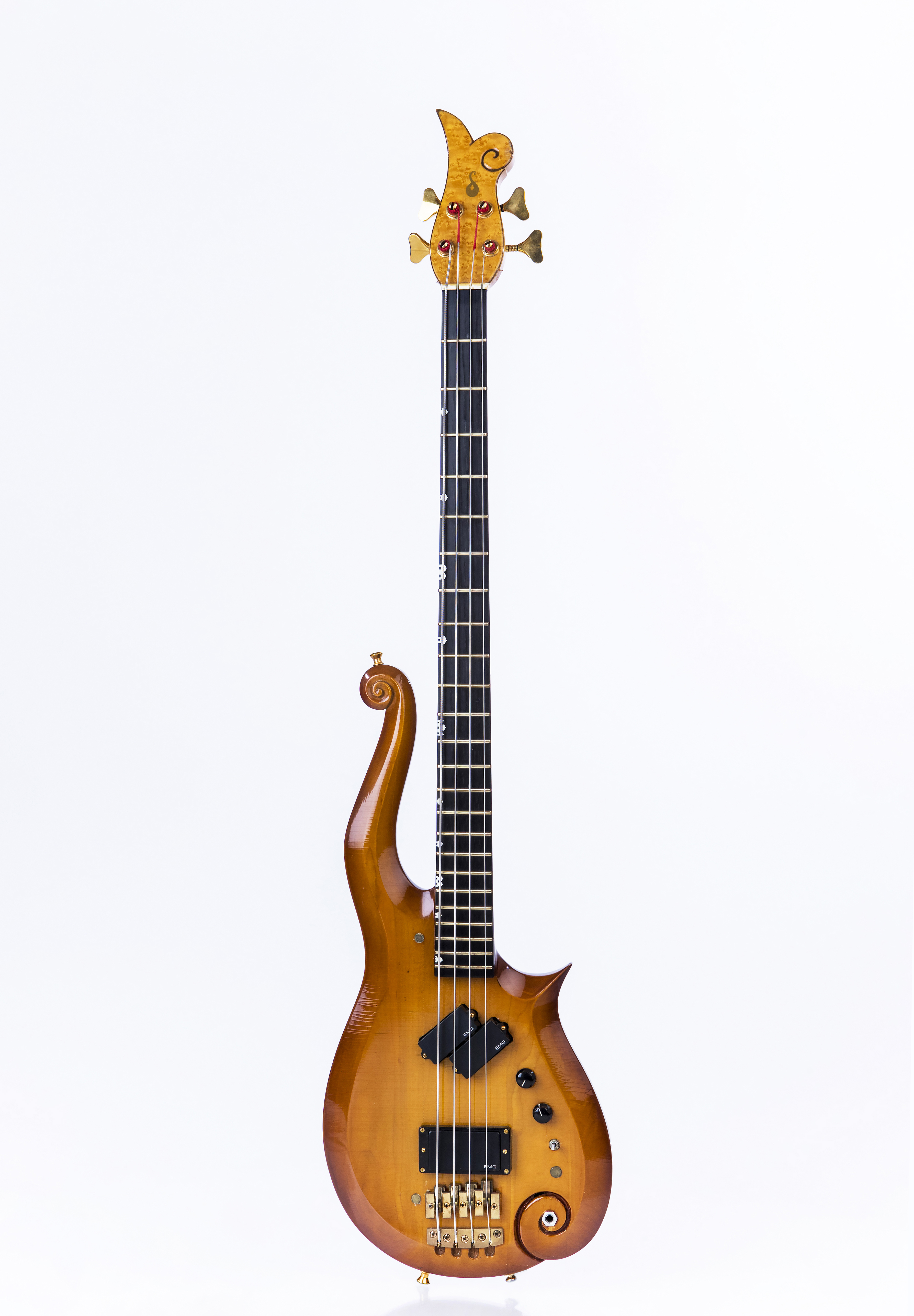 The original bass which became the inspiration for the Cloud guitar (John Wagner Photography)