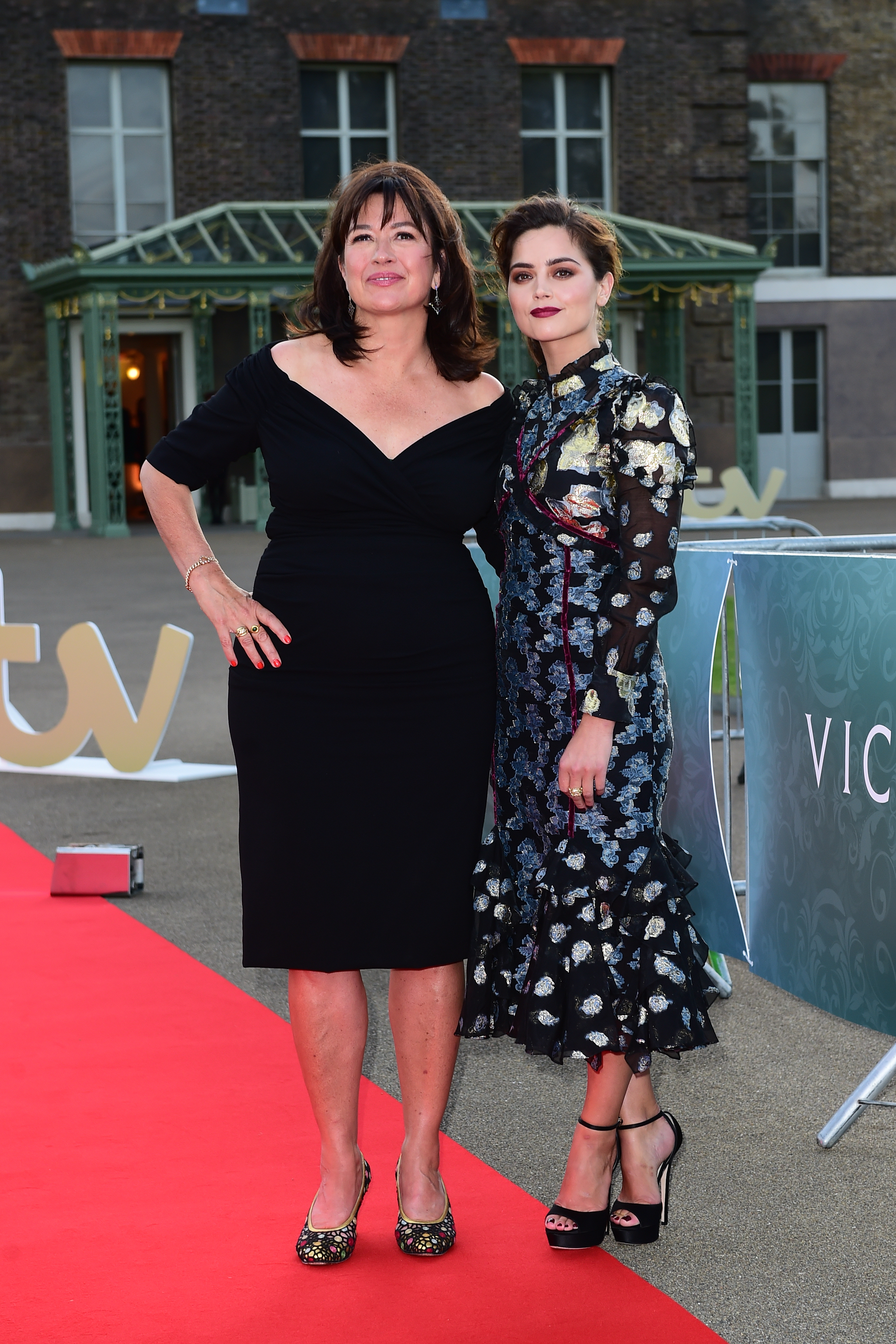 Daisy Goodwin and Jenna Coleman