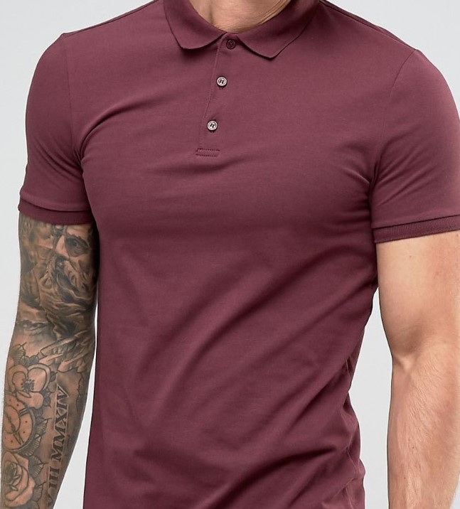 A burgundy polo from Asos