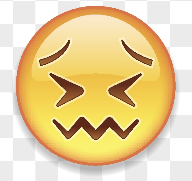 Upset emoji