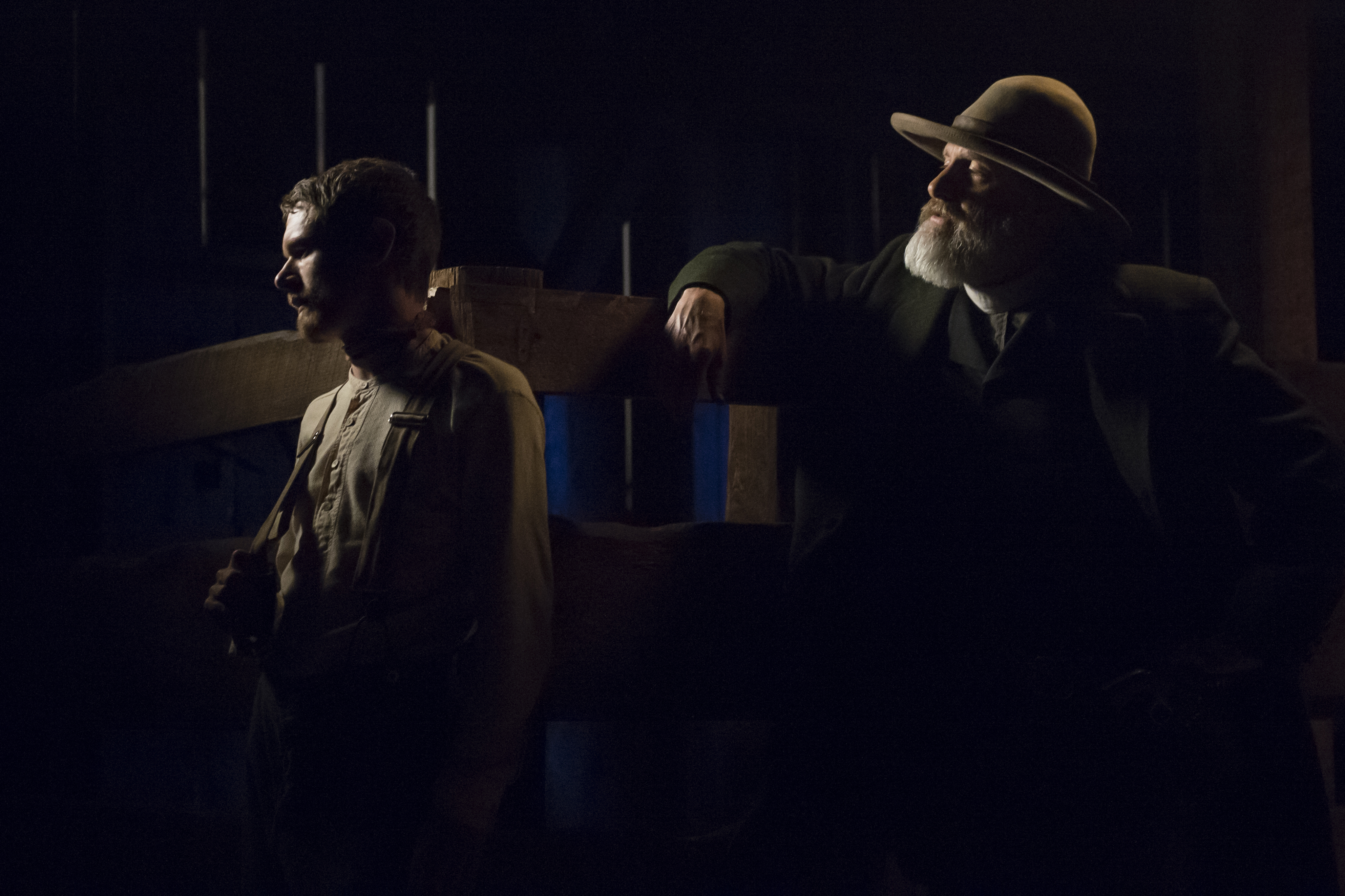 Jack and Jeff in Godless (Netflix)