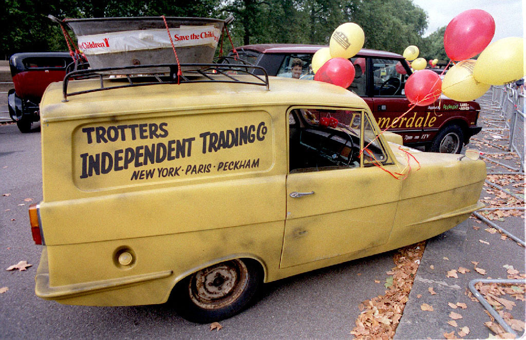 Del Boy's three-wheeler van (PA)