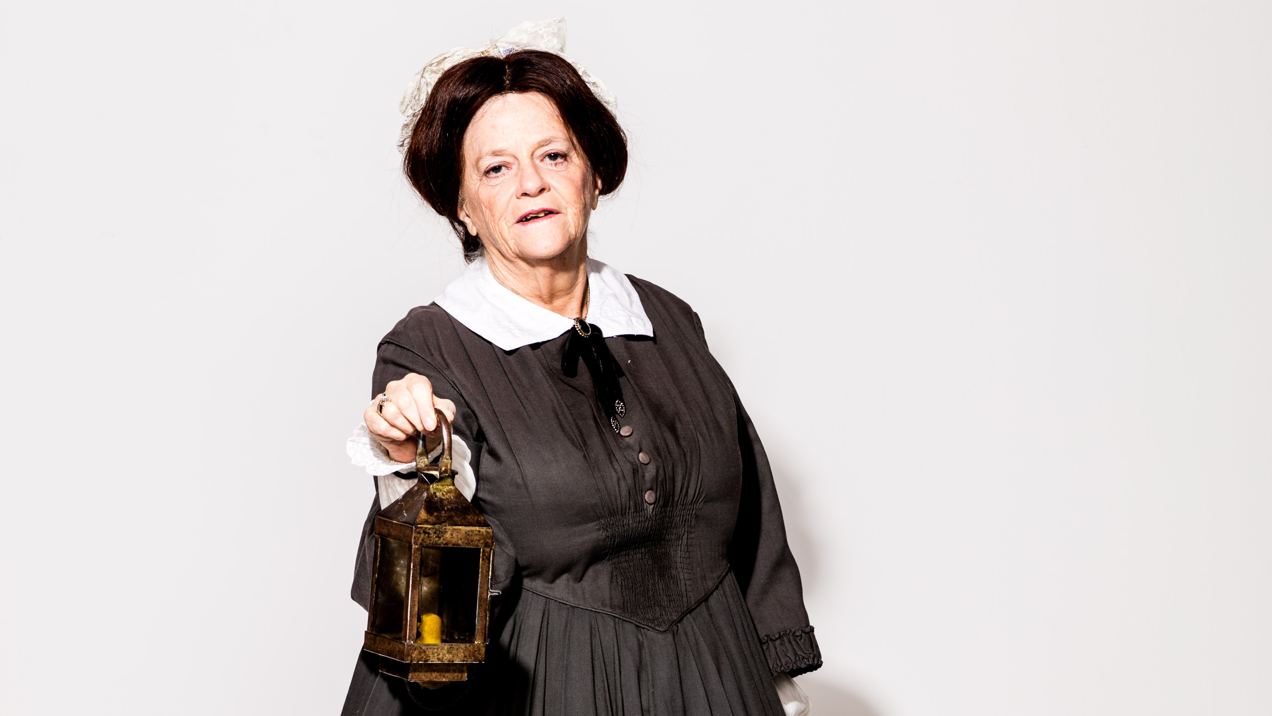 Ann Widdecombe as Florence Nightingale (Jon Enoch/Cancer Research UK/PA)