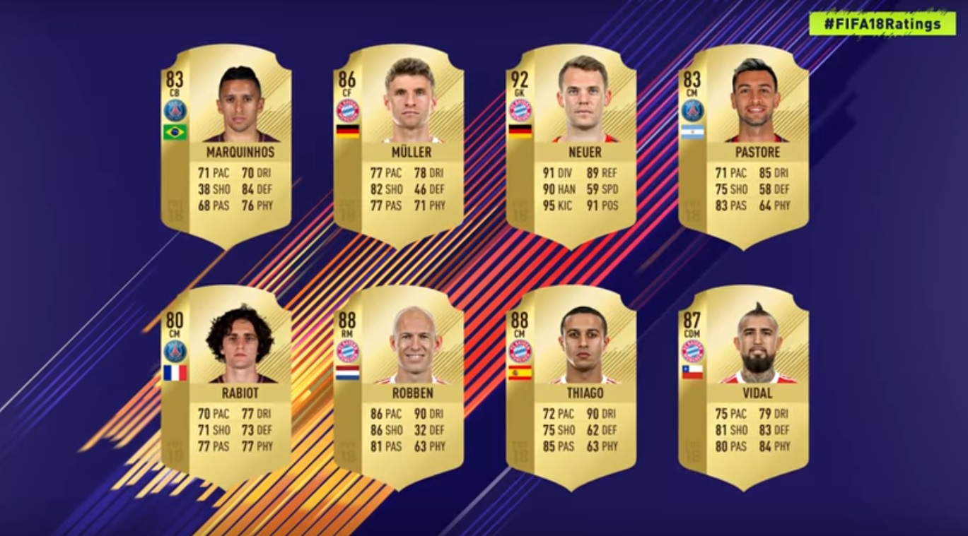 fifa 18 player stats