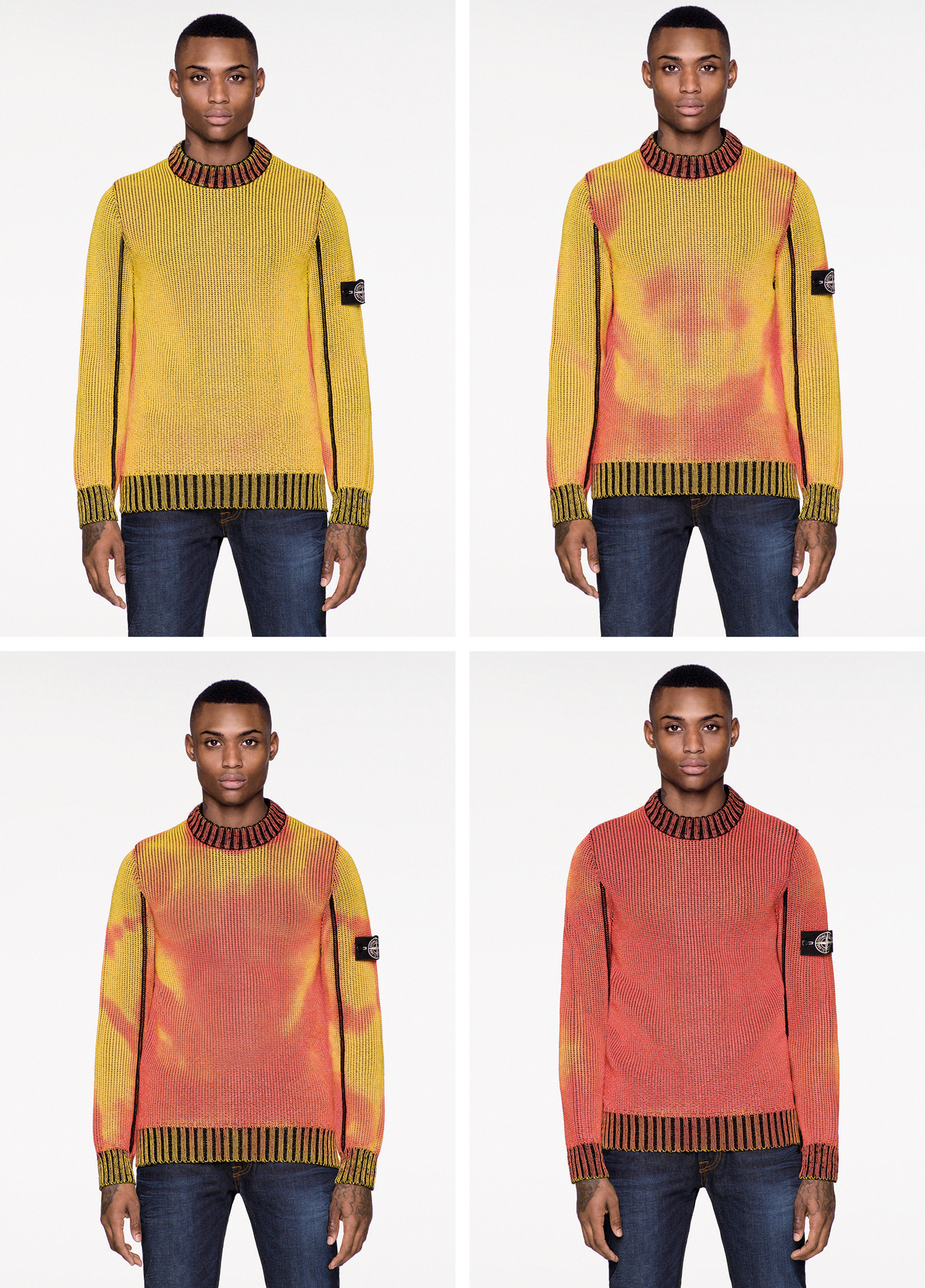 stone island temperature jumper