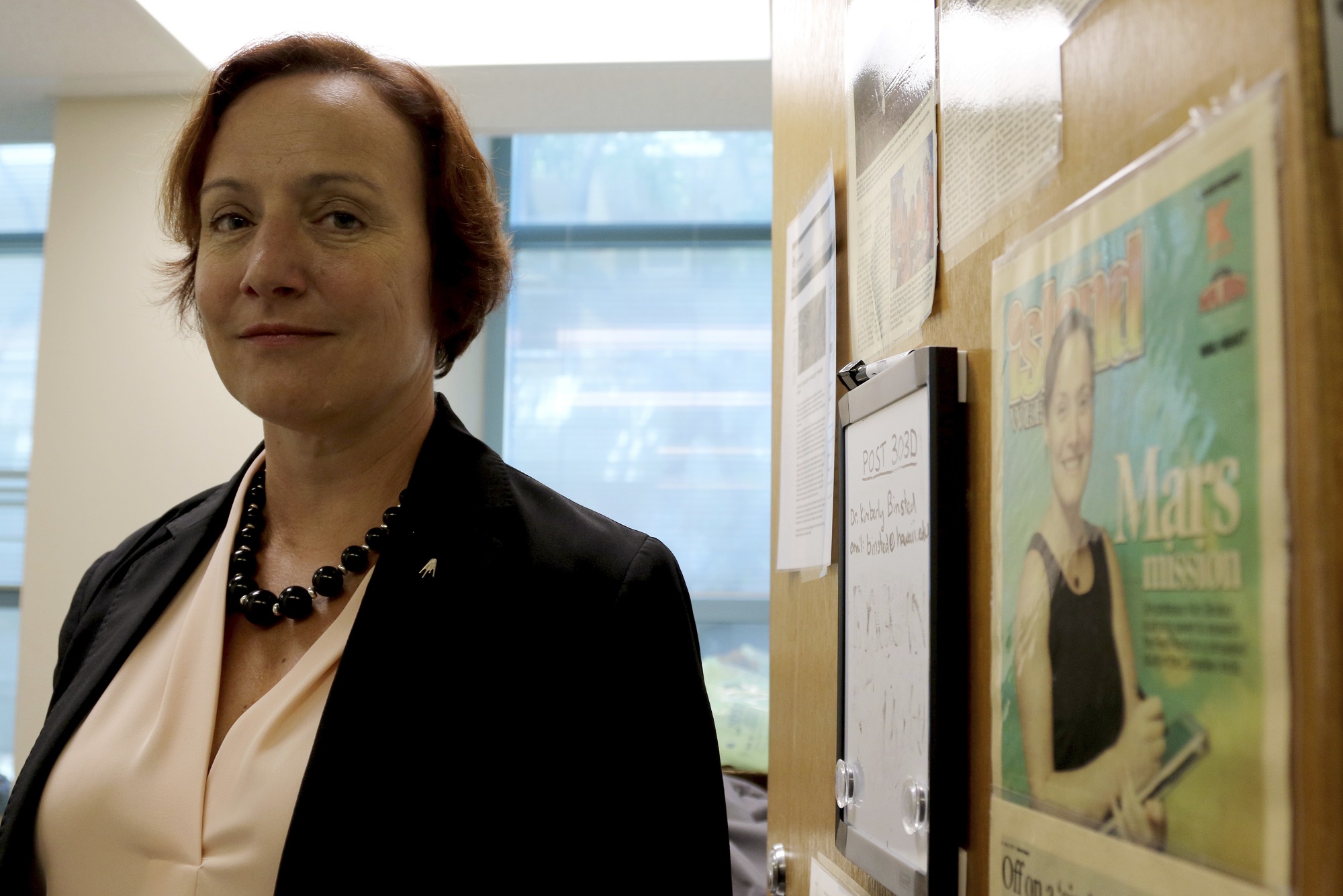 Professor Kim Binsted, the HI-SEAS lead researcher, stands in her office in Honolulu (Caleb Jones/AP)