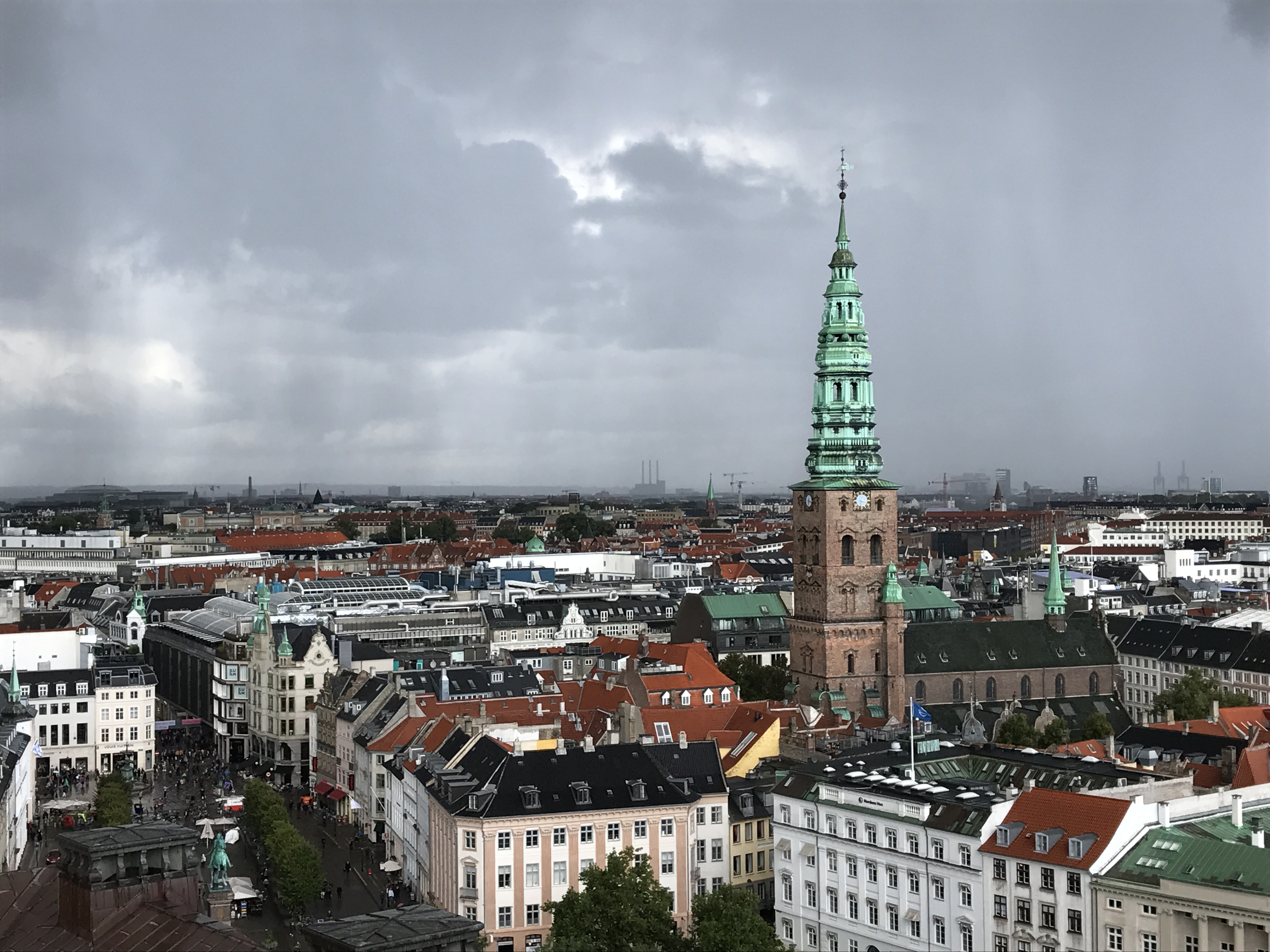 The view from Christiansborg Palace tower (Lauren Taylor/PA)