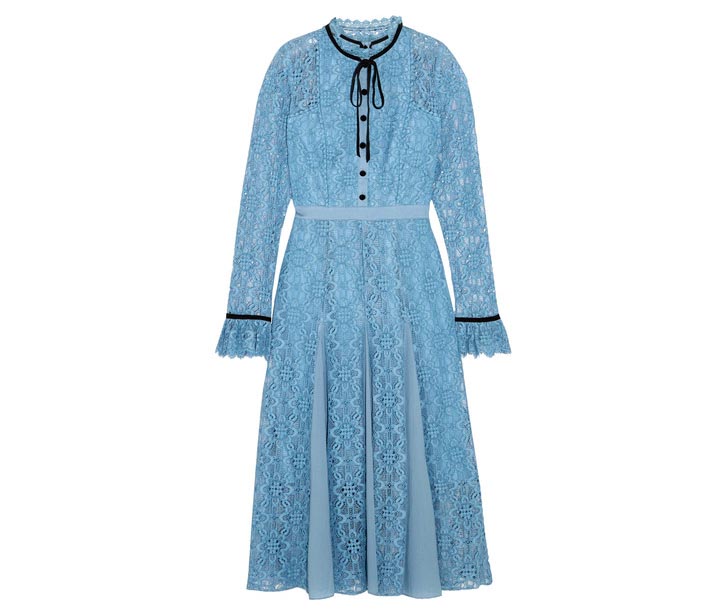 Temperley dress that Kate Middleton wore (Net-a-Porter/Screenshot/PA)