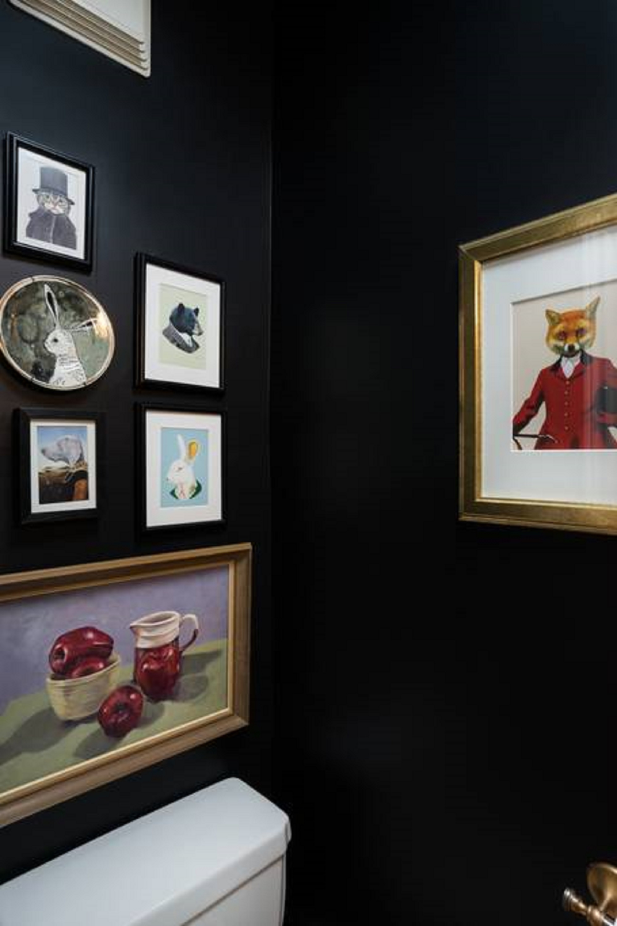 The bathroom has taken Fantastic Mr Fox as its inspiration