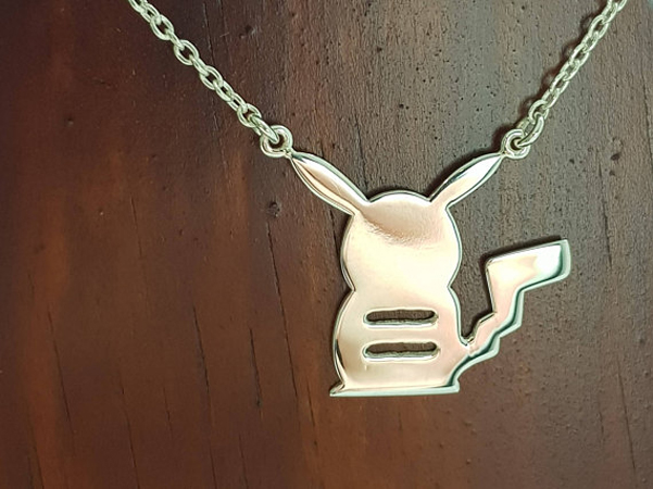 Pikachu Sterling Silver necklace