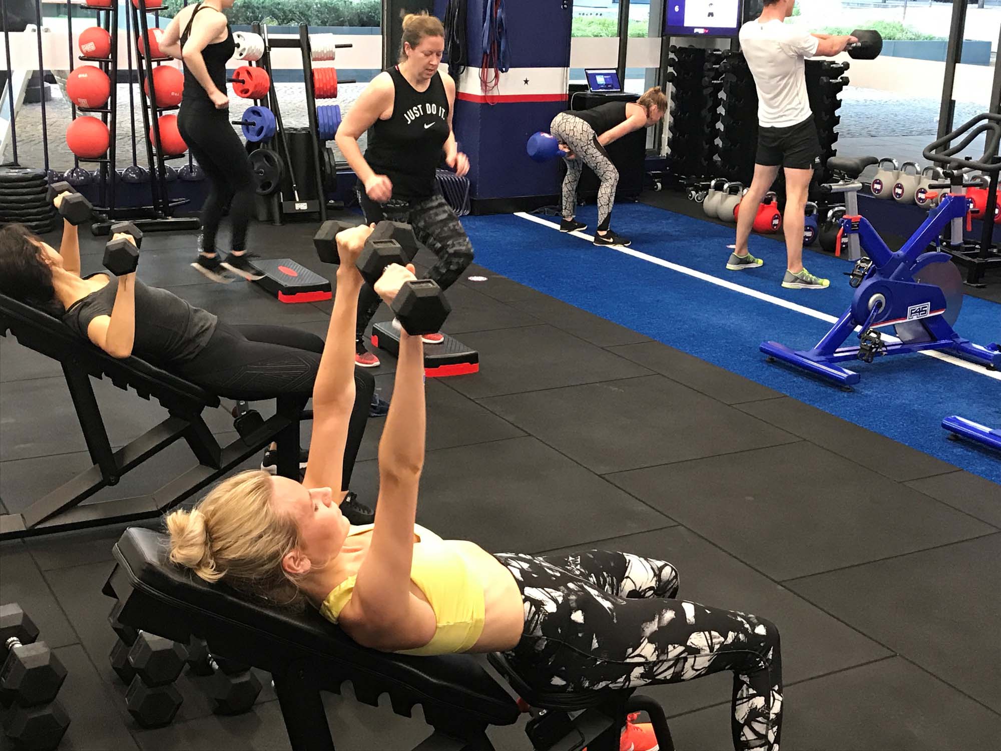 Journalist Liz Connor tries out the F45 method (PA)