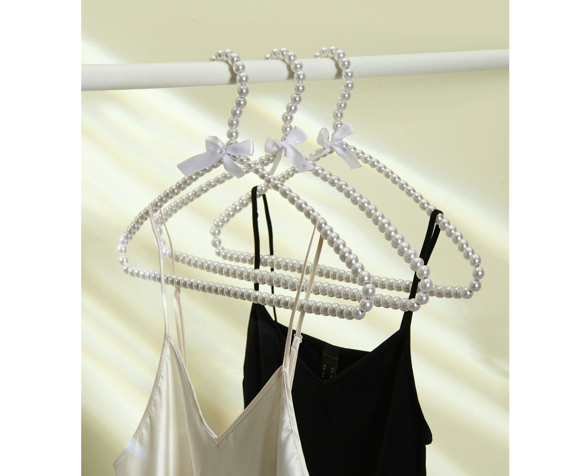 Pearl Arc Hangers, £12.95 for set of three, House of Bath