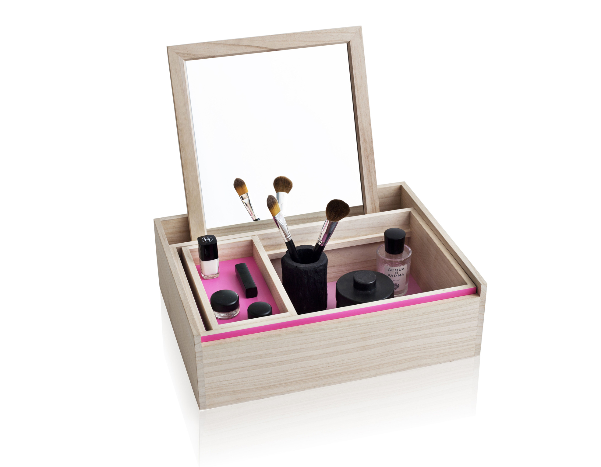 Nomess Balsabox Personal Storage Box – Large – Pink, £104, Amara