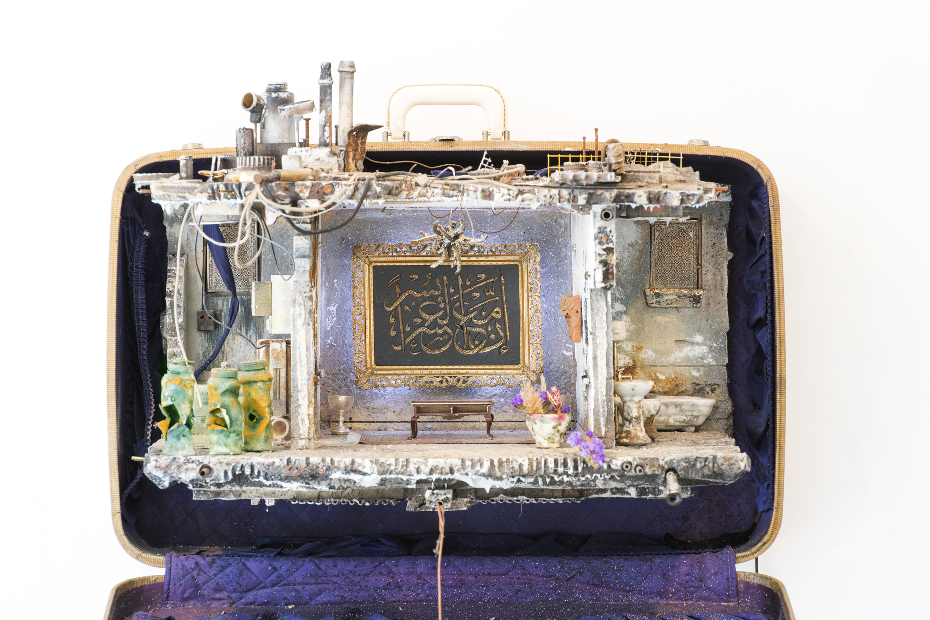 A suitcase made by Mohamed Hafez