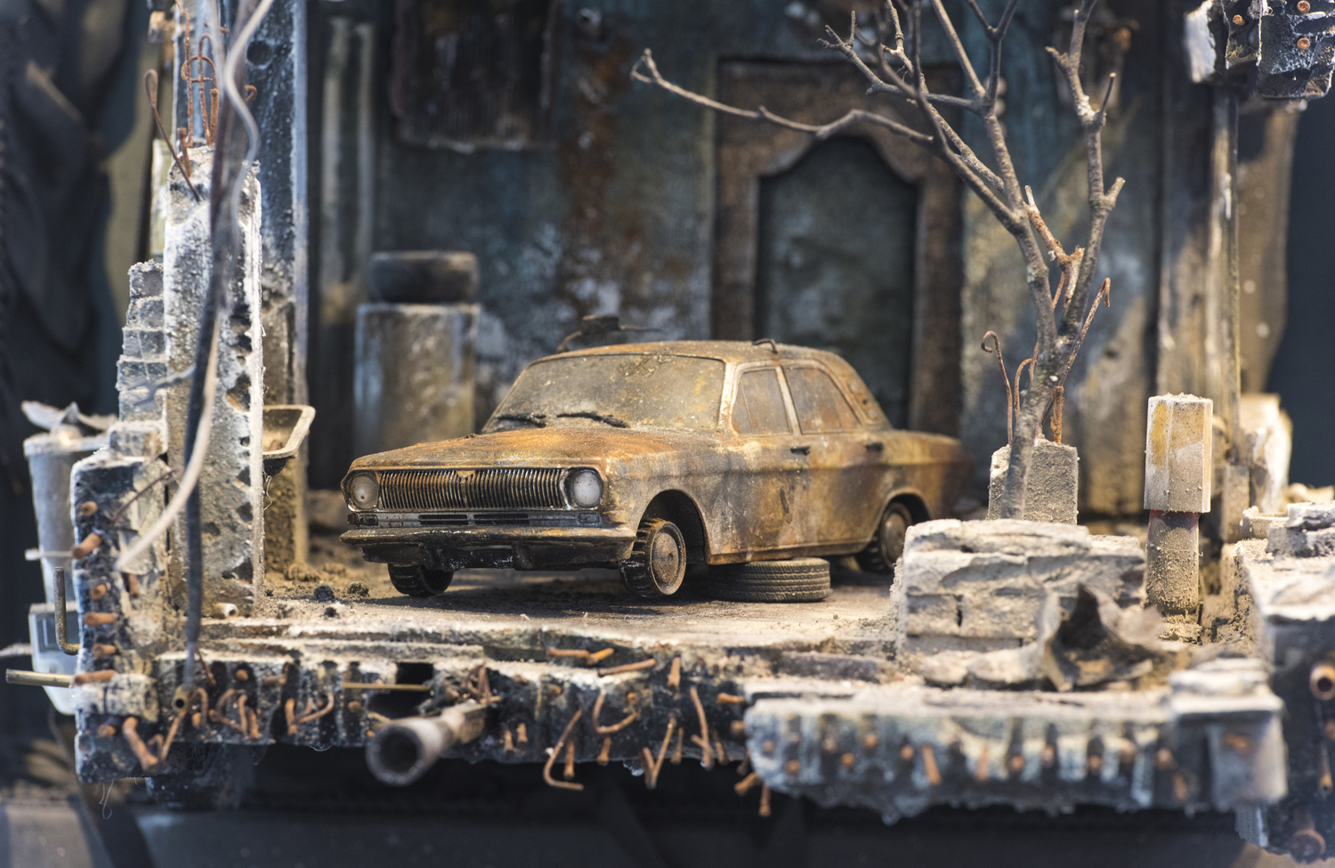 A car modelled my Mohamed Hafez