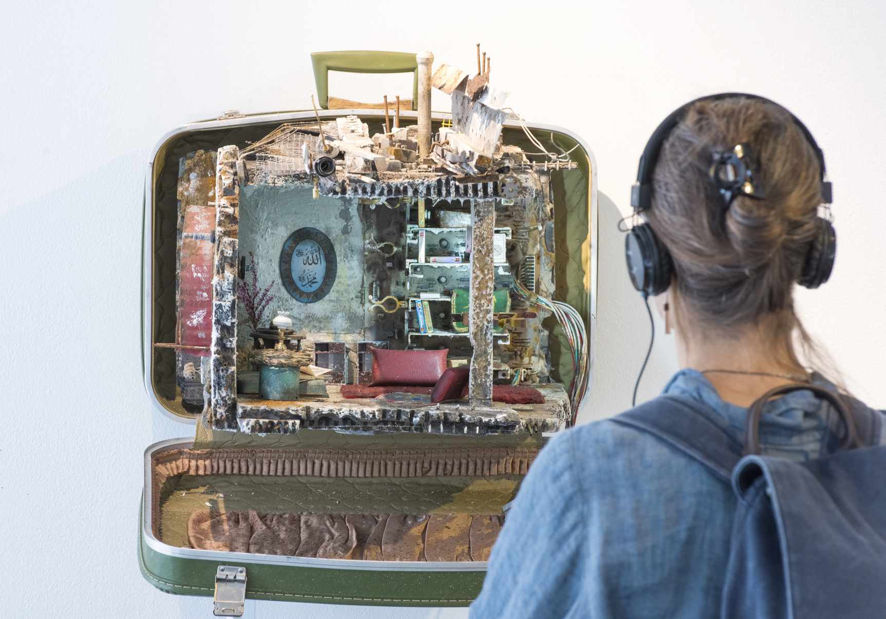 A suitcase made by Mohamed Hafez