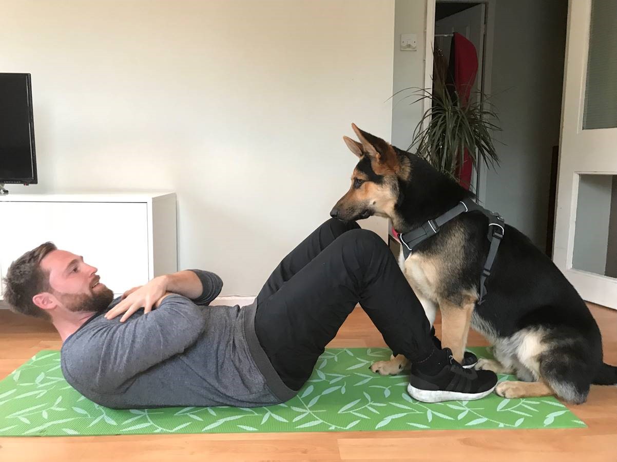 Exercises with your pet (Right Path Fitness/PA)