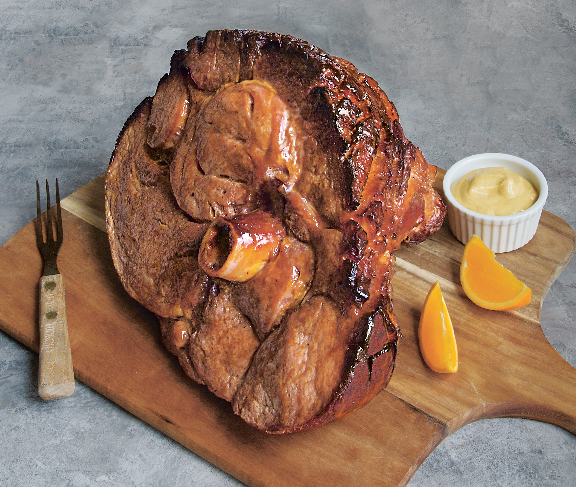 Coca-cola glazed ham (Danielle Acken/PA)