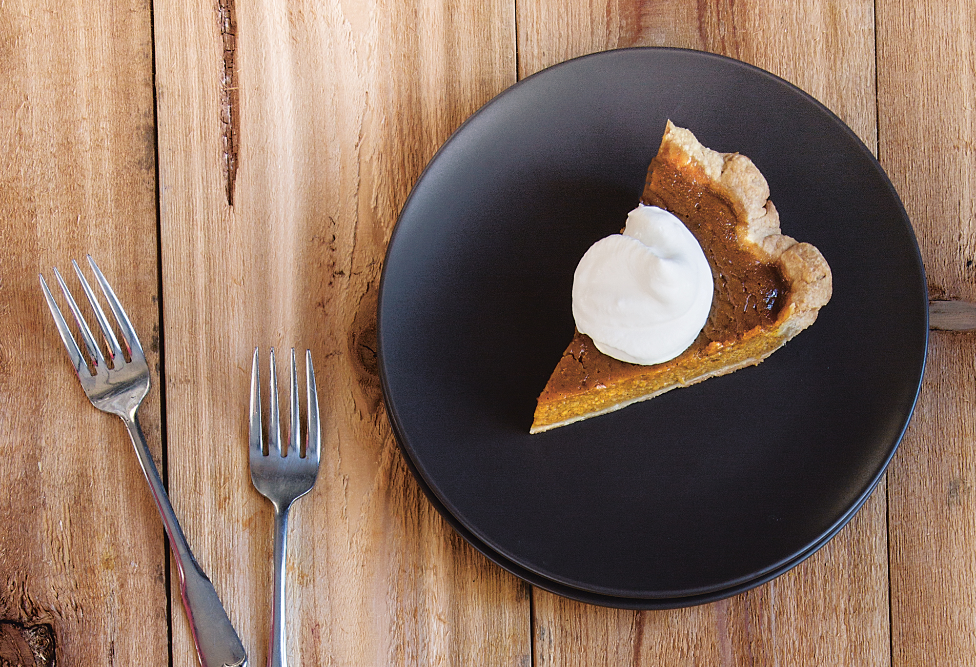 A slice of pumpkin pie (Danielle Acken/PA)