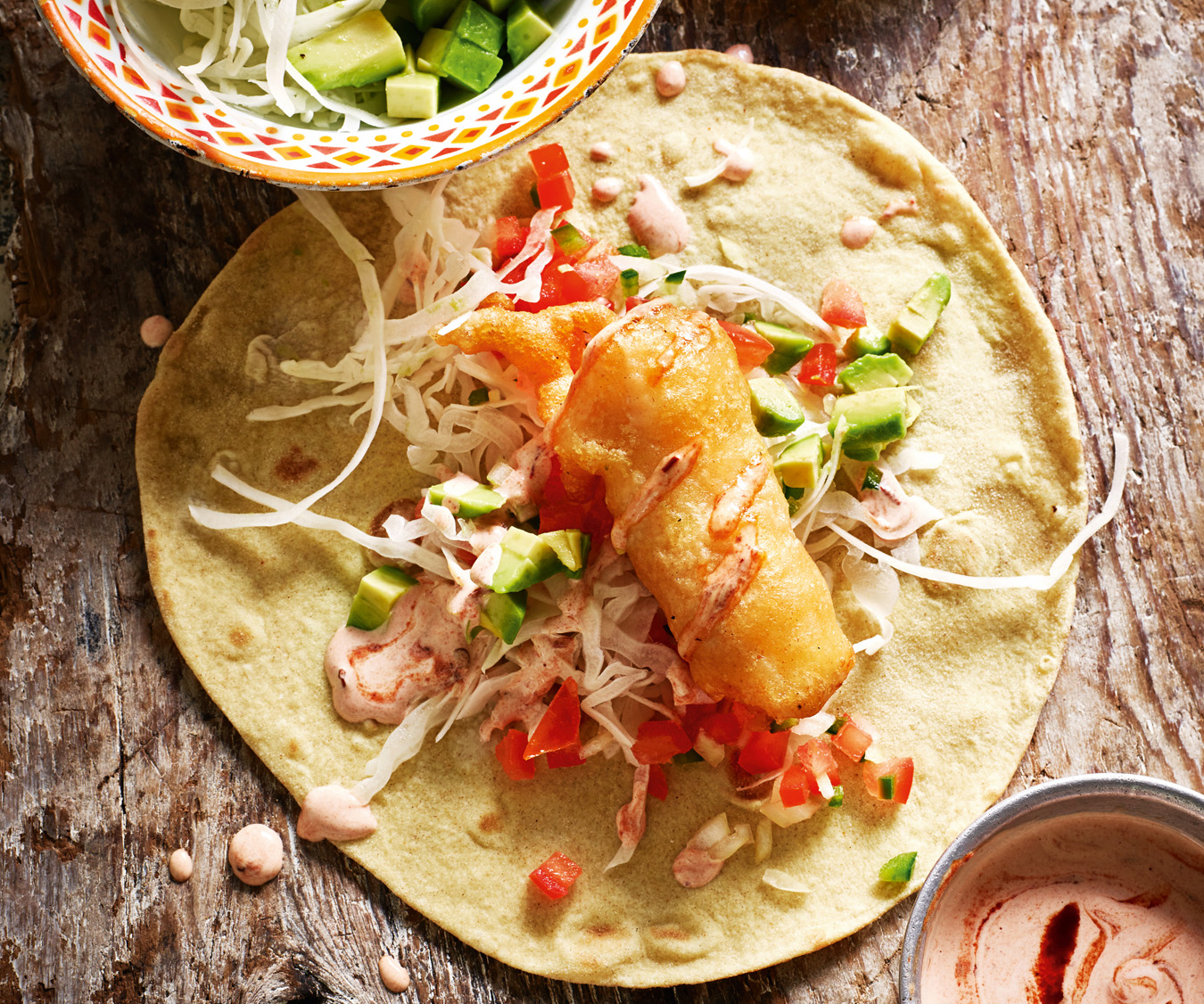 Rick Stein's fish tacos (James Murphy/PA)