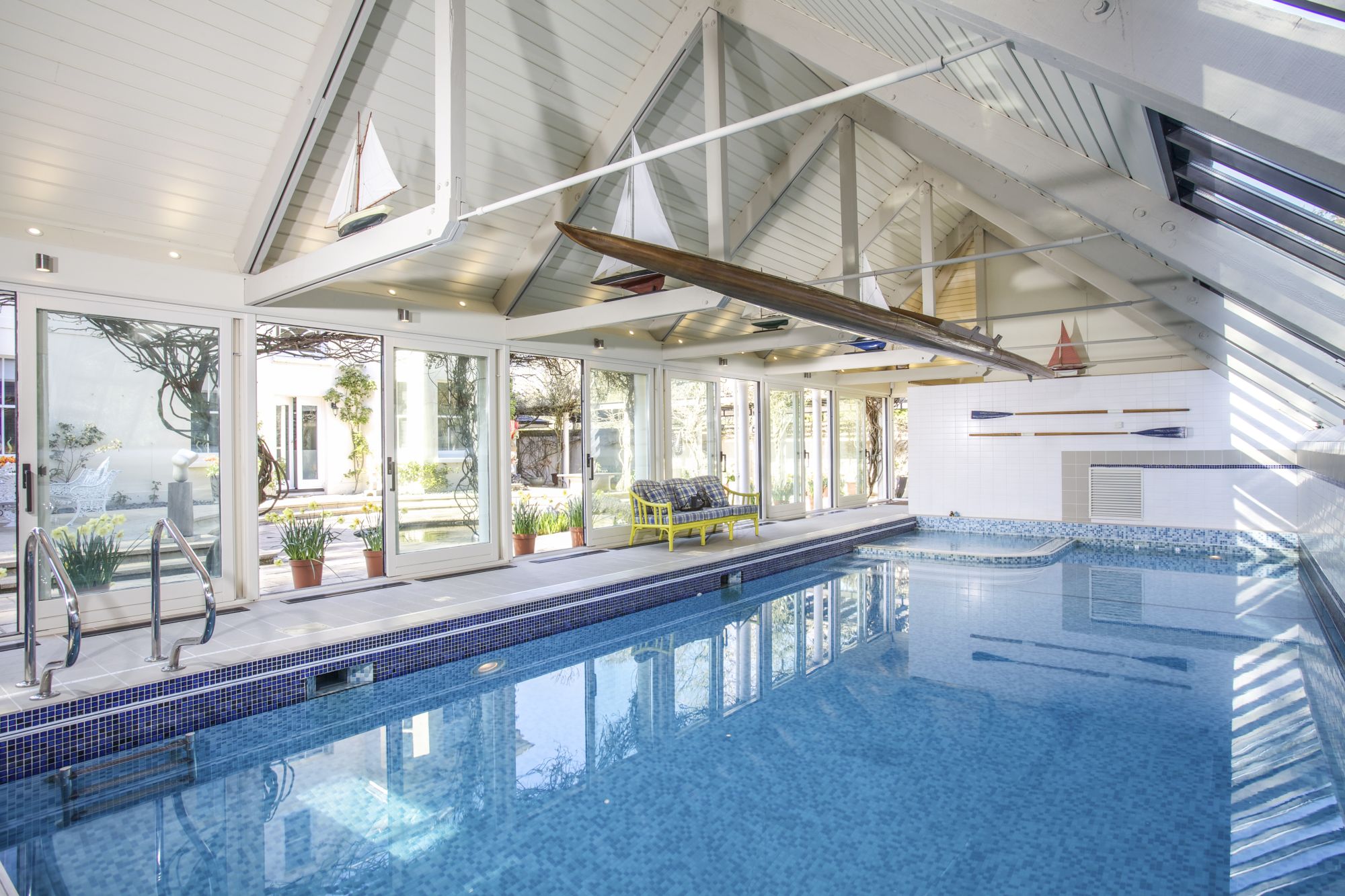 The pool at Puggiestone House (Oliver's Travels/PA)