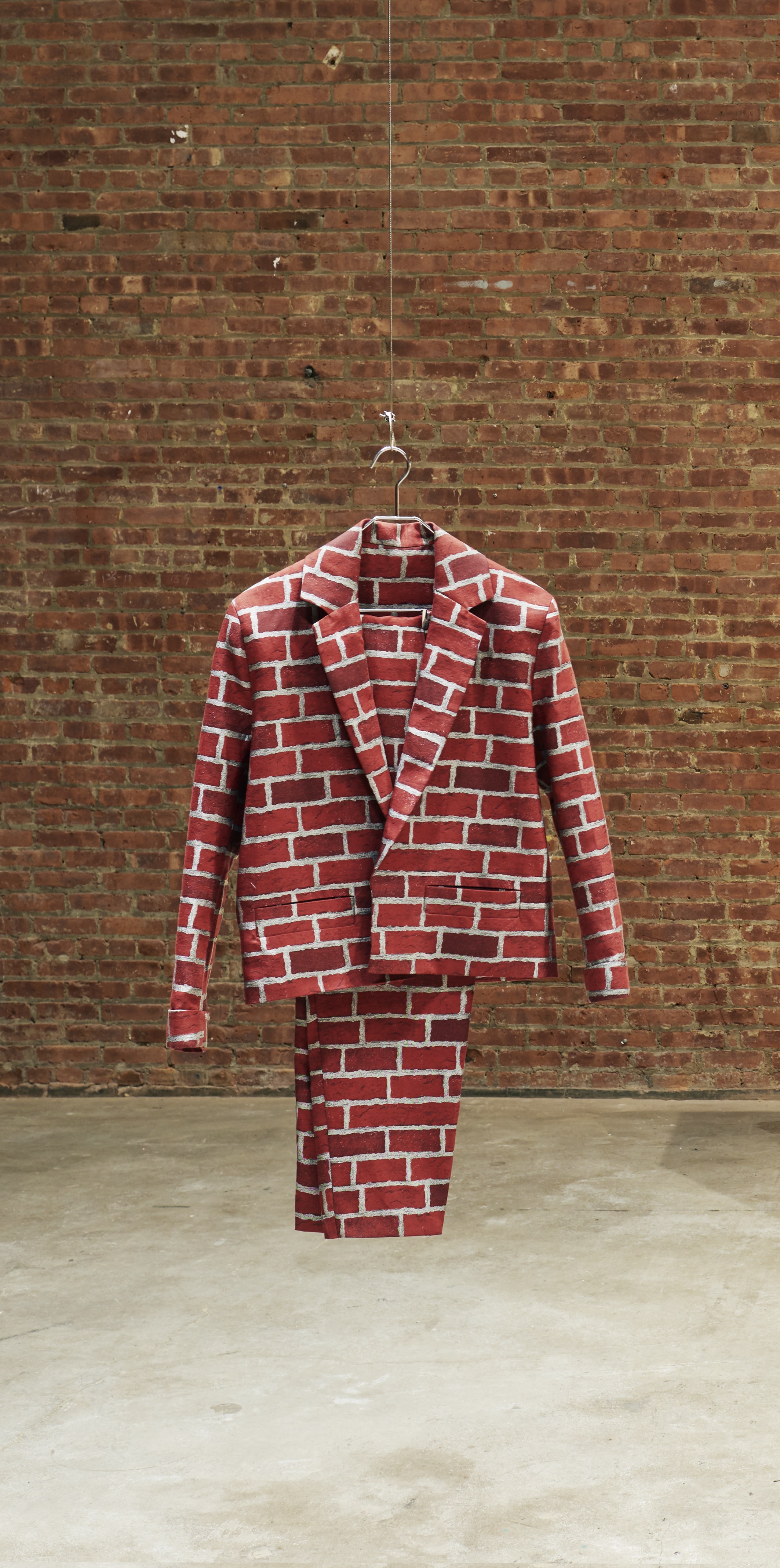 Brick Suit by Anthea Hamilton (photo by Kyle Knodell)