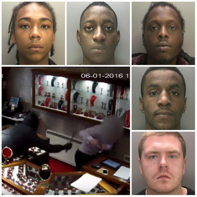 From top left: Daijon Johnson, Jamul-Pinnock-Parkes, Jermaine Davis, Owen Richardson and Bradley Devine