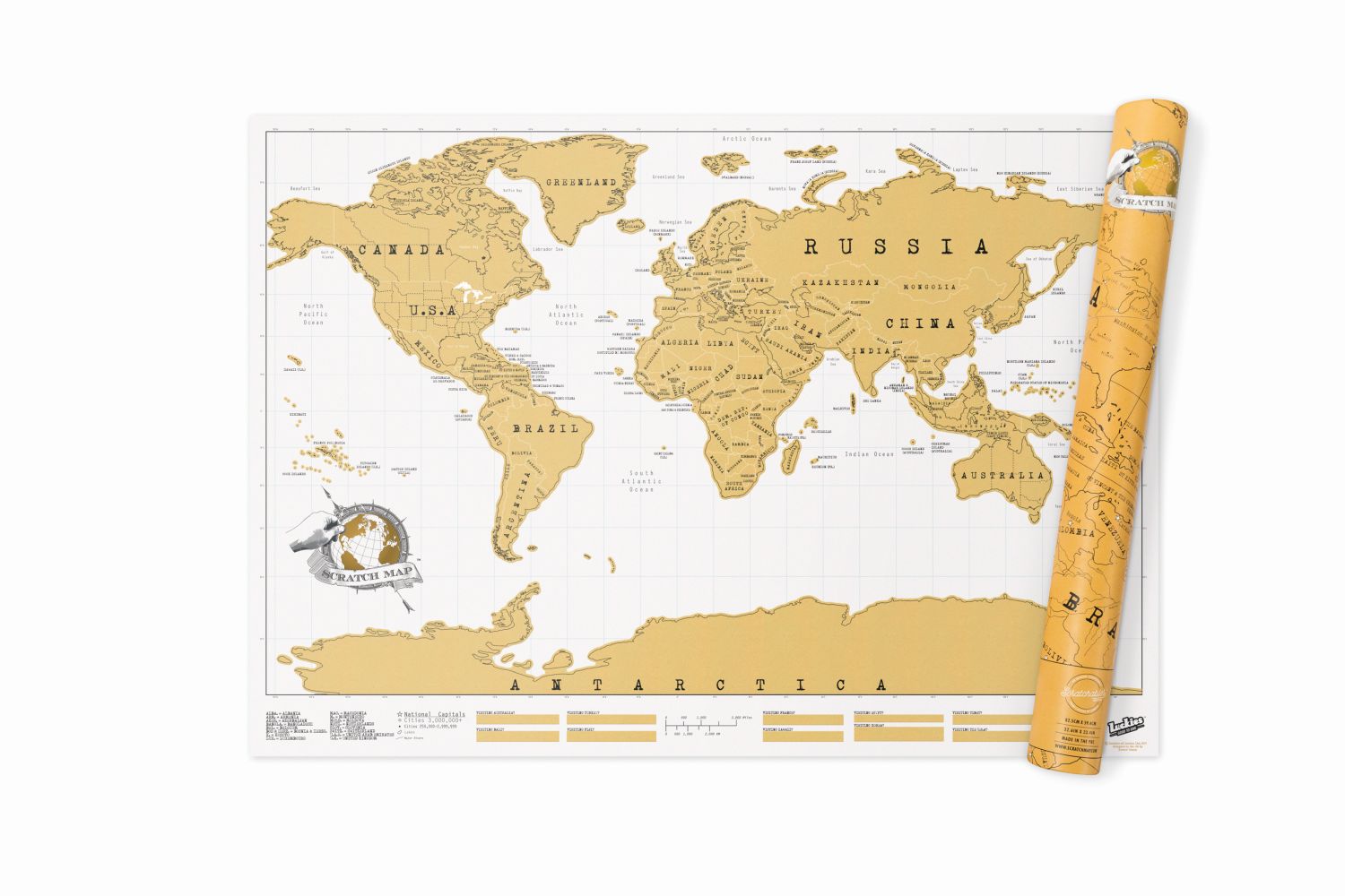 Scratch map