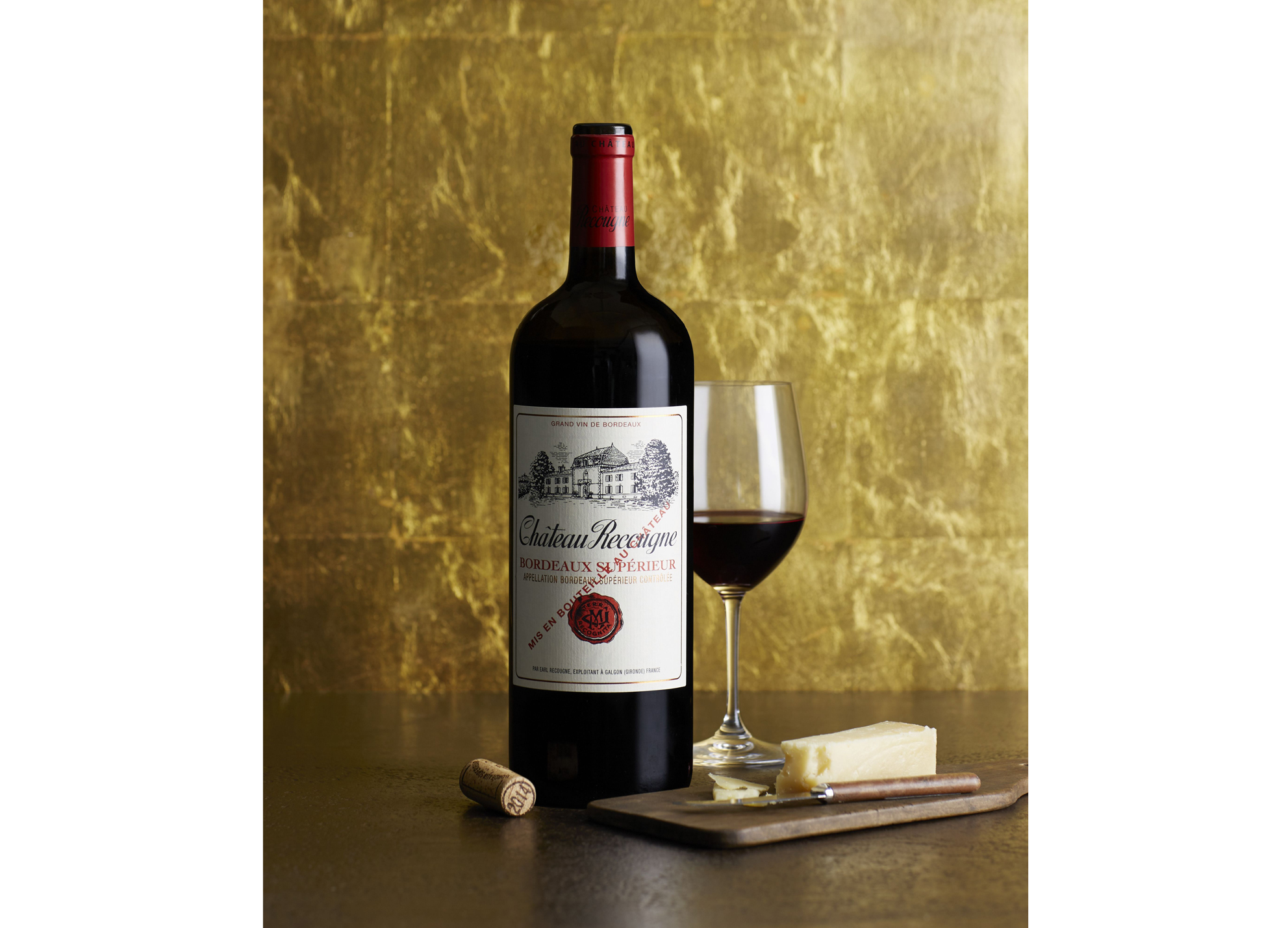 Magnum of red wine
