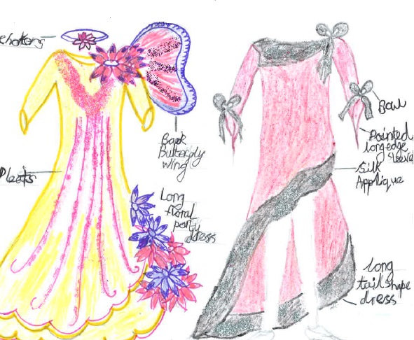 20 times the number of girls aspired to be involved in the fashion industry compared to boys, the survey found. Picture by Samia, 9 (Education and Employers/PA)