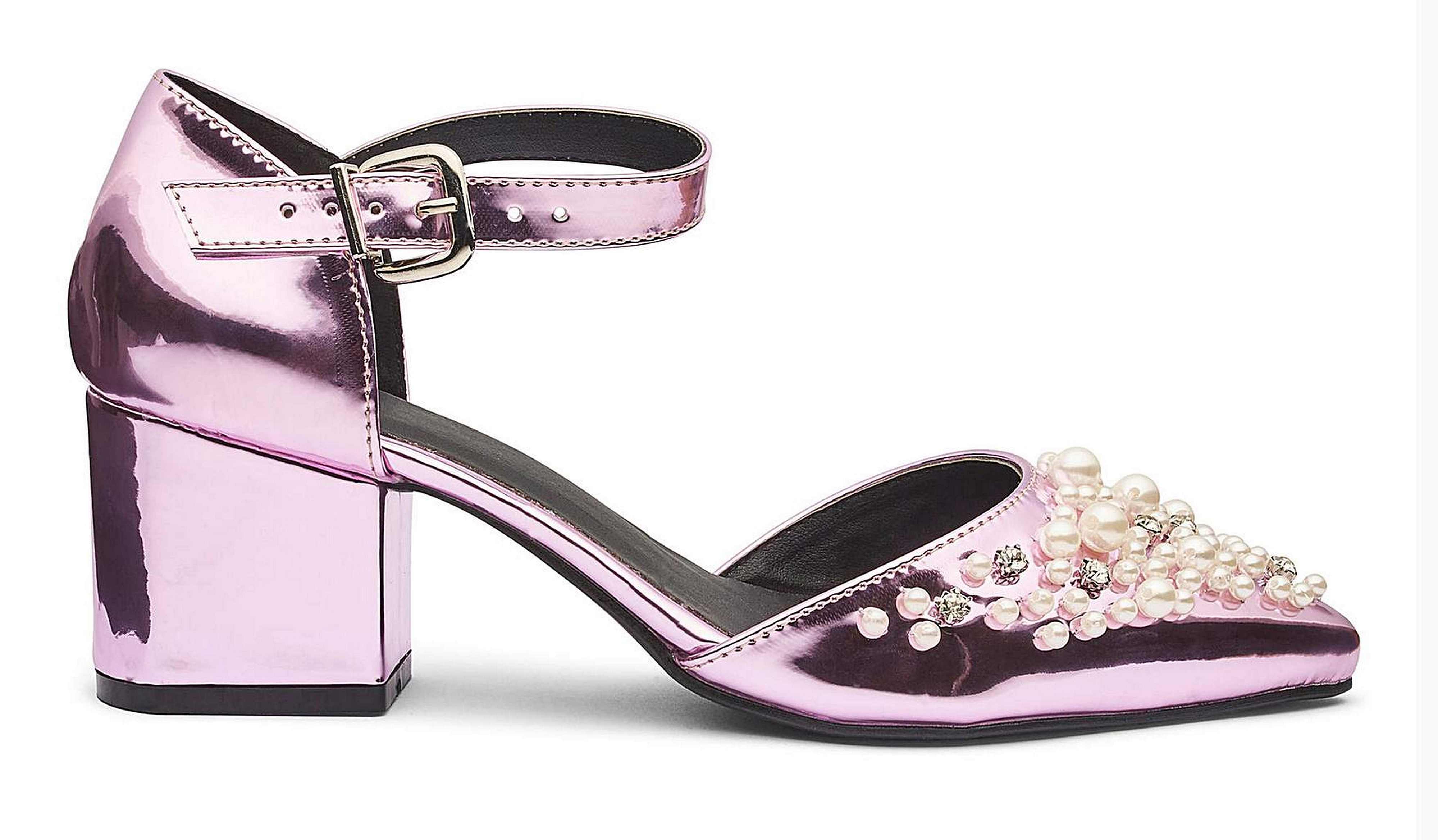 Simply Be Emma Embellished Heels