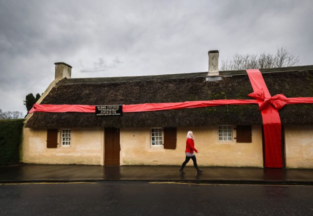 The winner will be announced at Burns Cottage in Alloway on January 24 (Danny Lawson/PA)