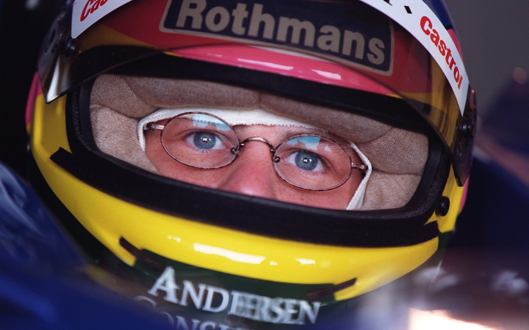 Jacques Villeneuve driving for Williams