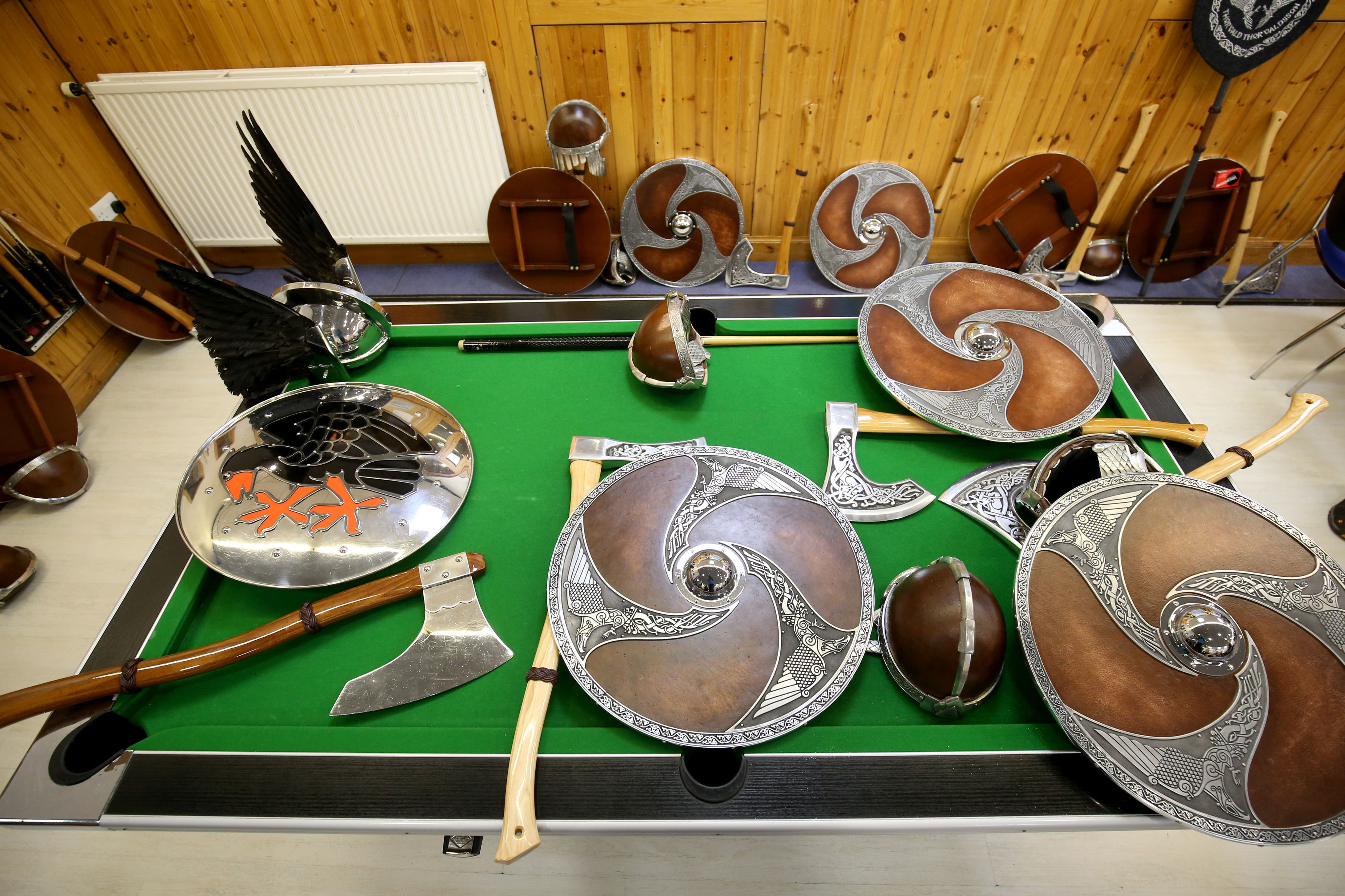 Every self-respecting Viking must learn to accessorise (Jane Barlow/PA)