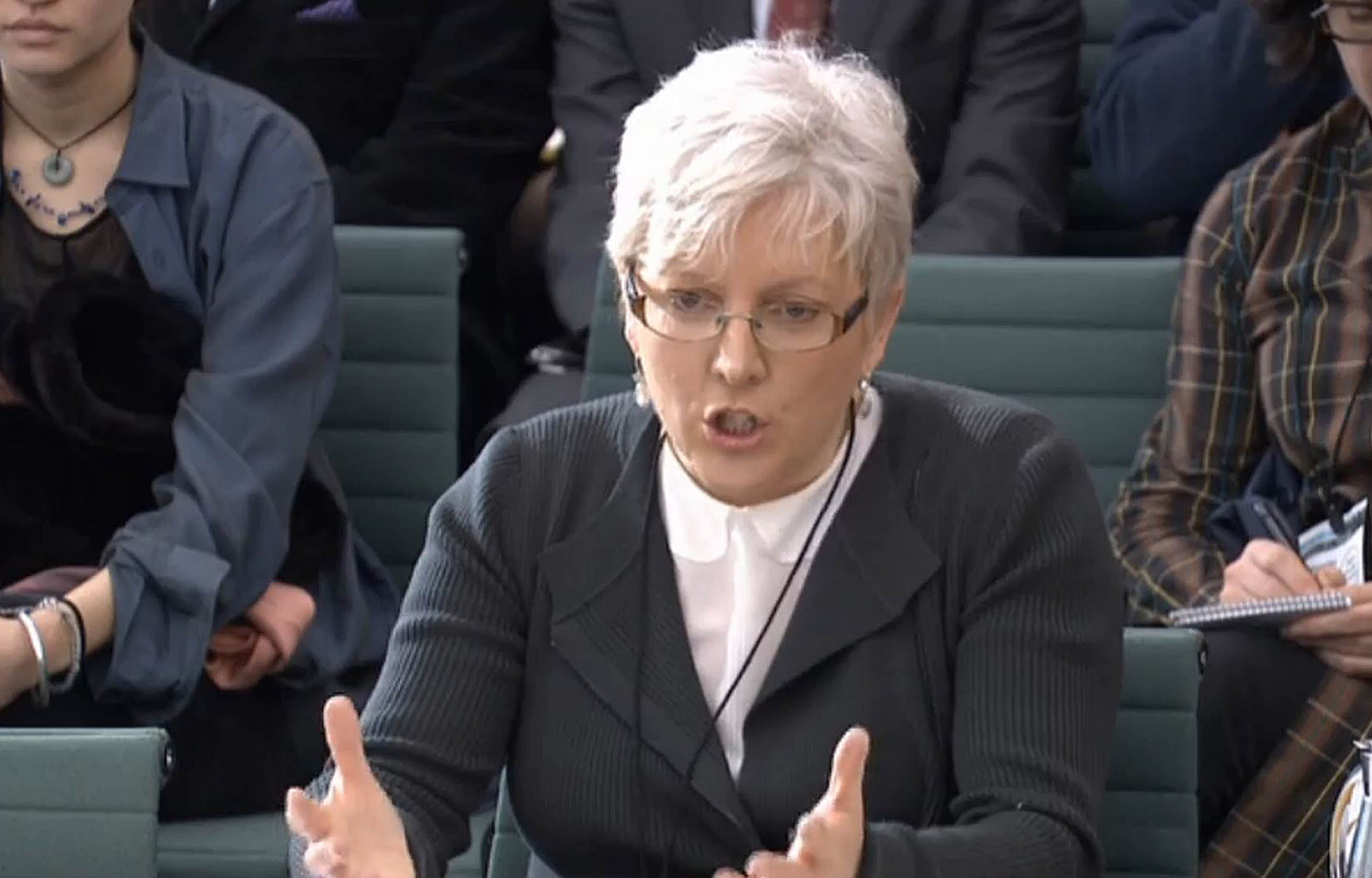 Carrie Gracie said the BBC should lead by example in reporting gender pay gap (UK Parliament/PA)
