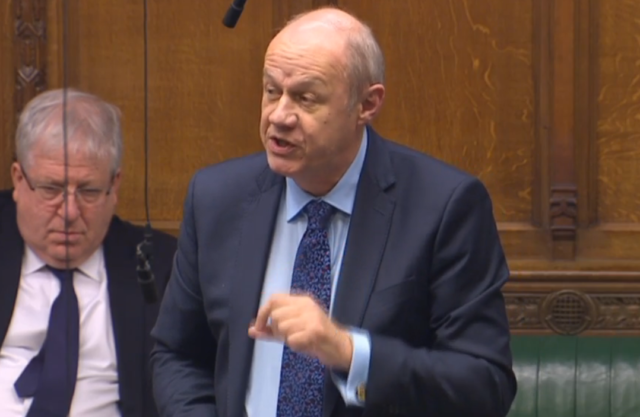 Tory MP Damian Green addresses the Commons 