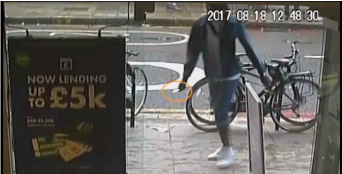 Alando Bolt was seen on CCTV armed with a knife (Metropolitan Police/PA)