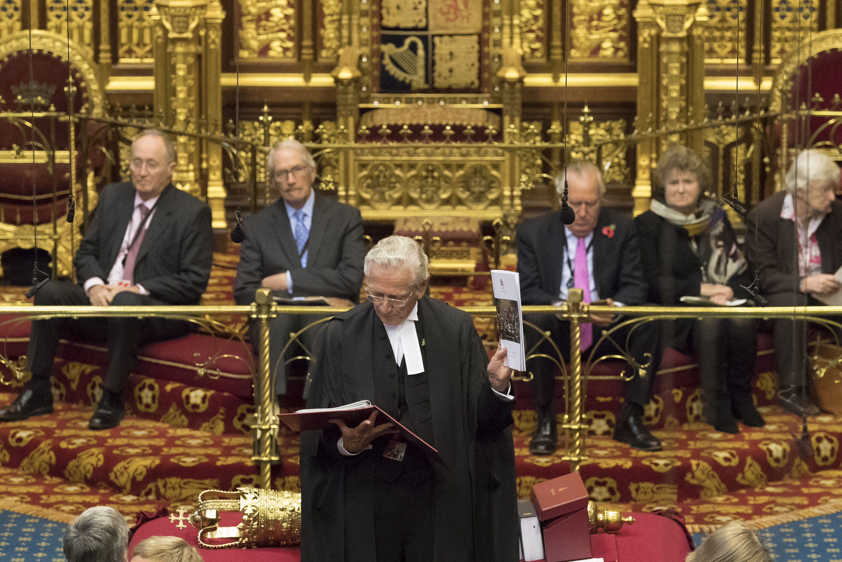 Lord Speaker Lord Fowler in the House of Lords
