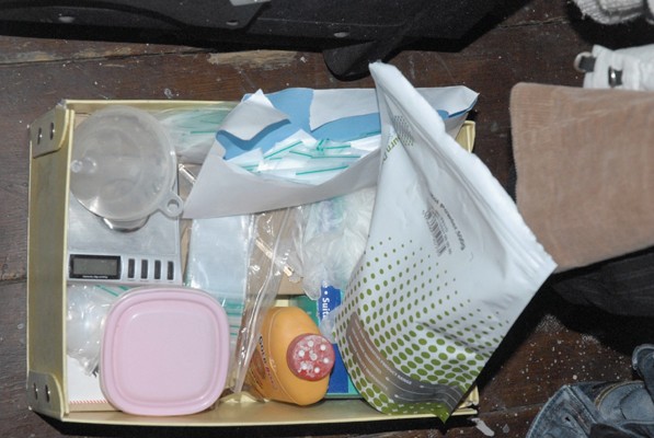 Items found at the home of Kyle Enos (National Crime Agency/PA)