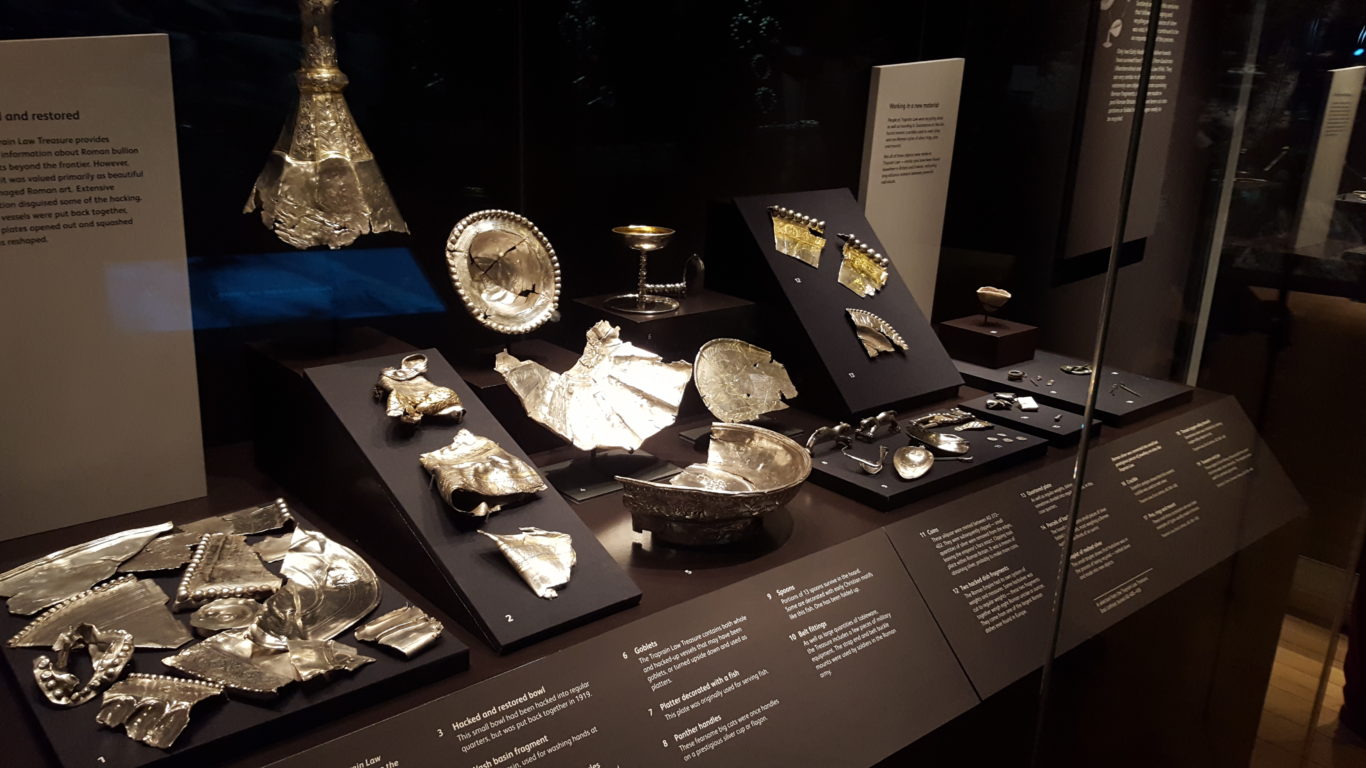 Some of the silver on display (Hilary Duncanson/PA)