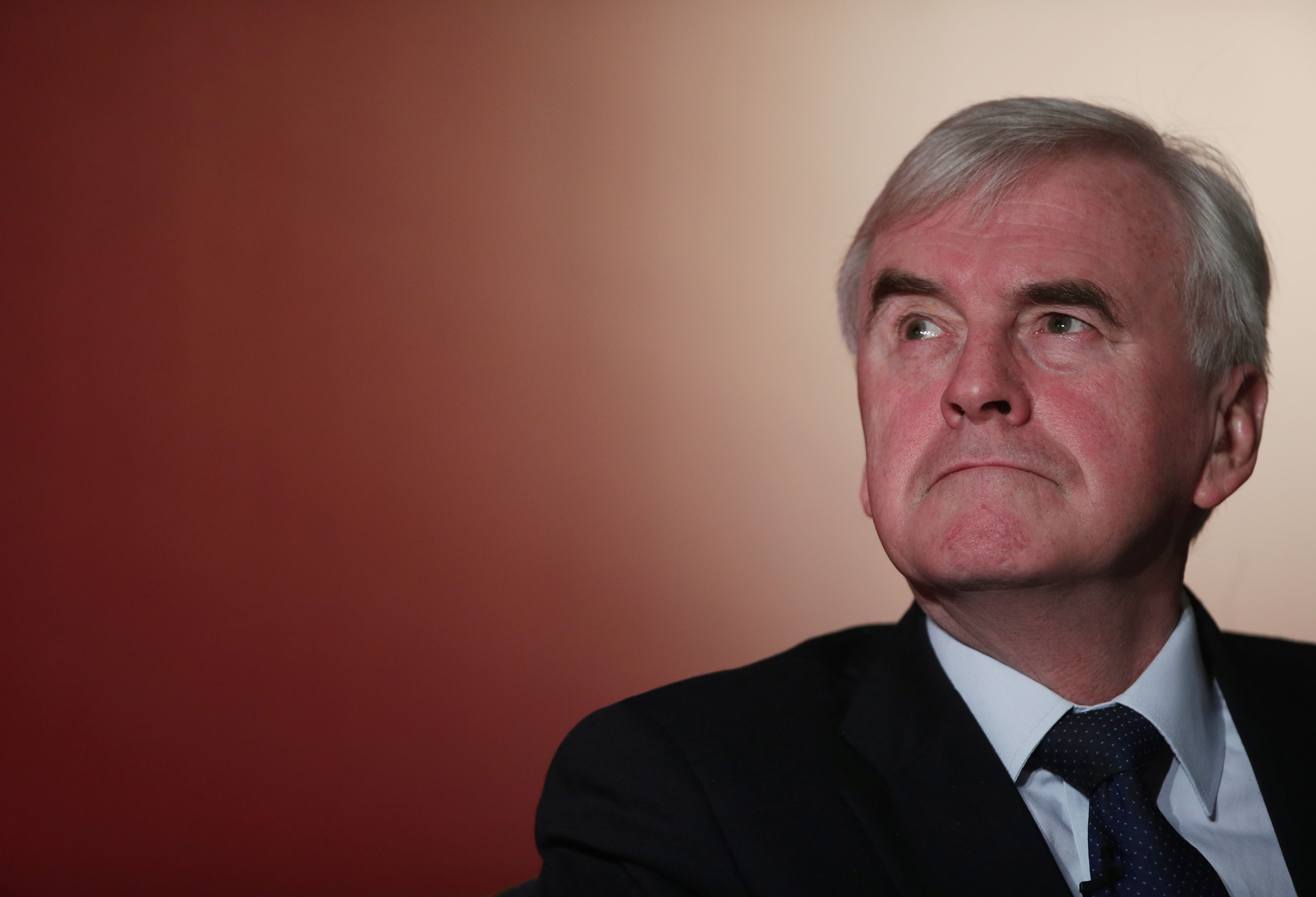 Shadow chancellor John McDonnell attending a Labour Party conference on alternative models of ownership at the De Vere Grand Connaught Rooms in central London (Yui Mok/PA)